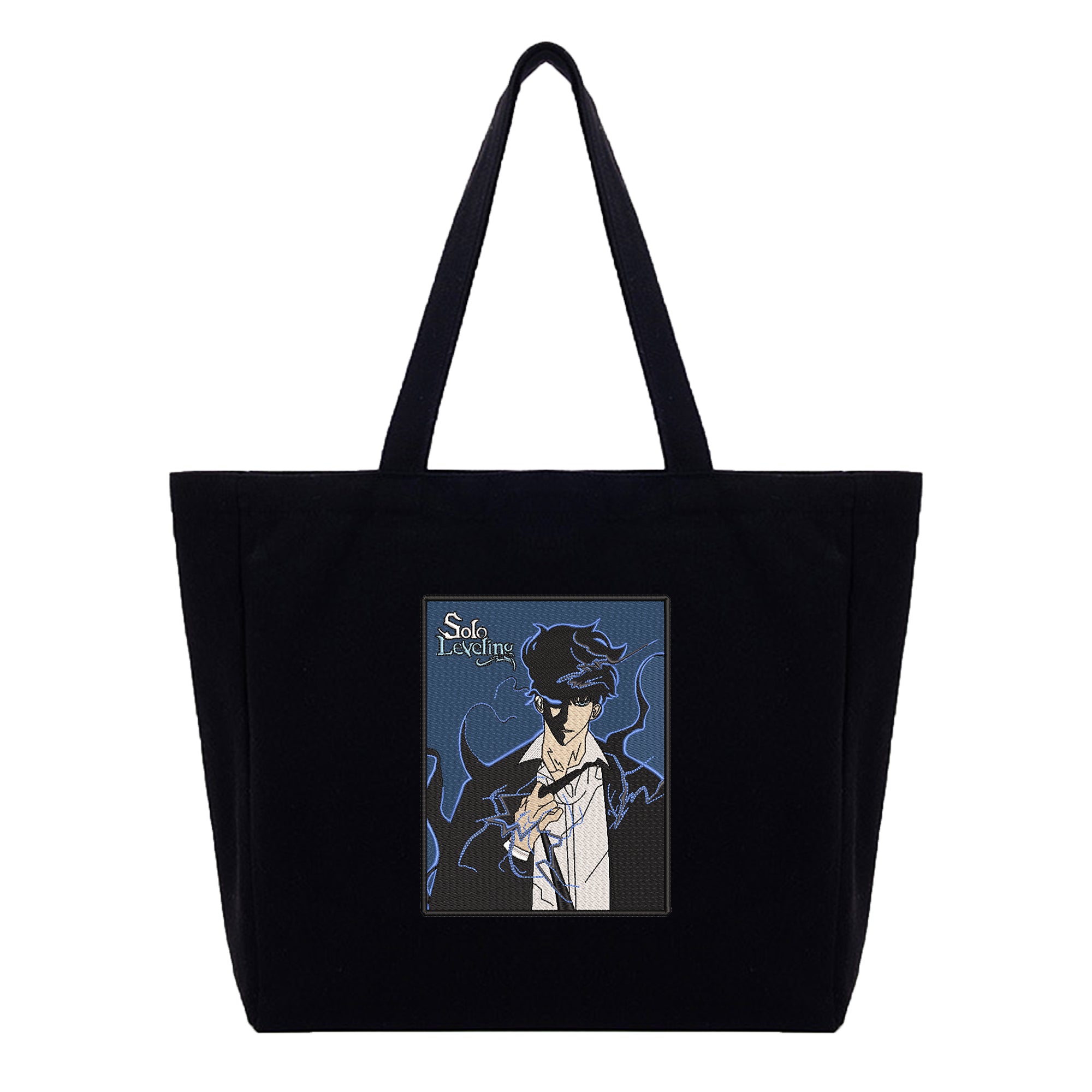 Sung Jin-woo Embroidery Cotton Tote Bag