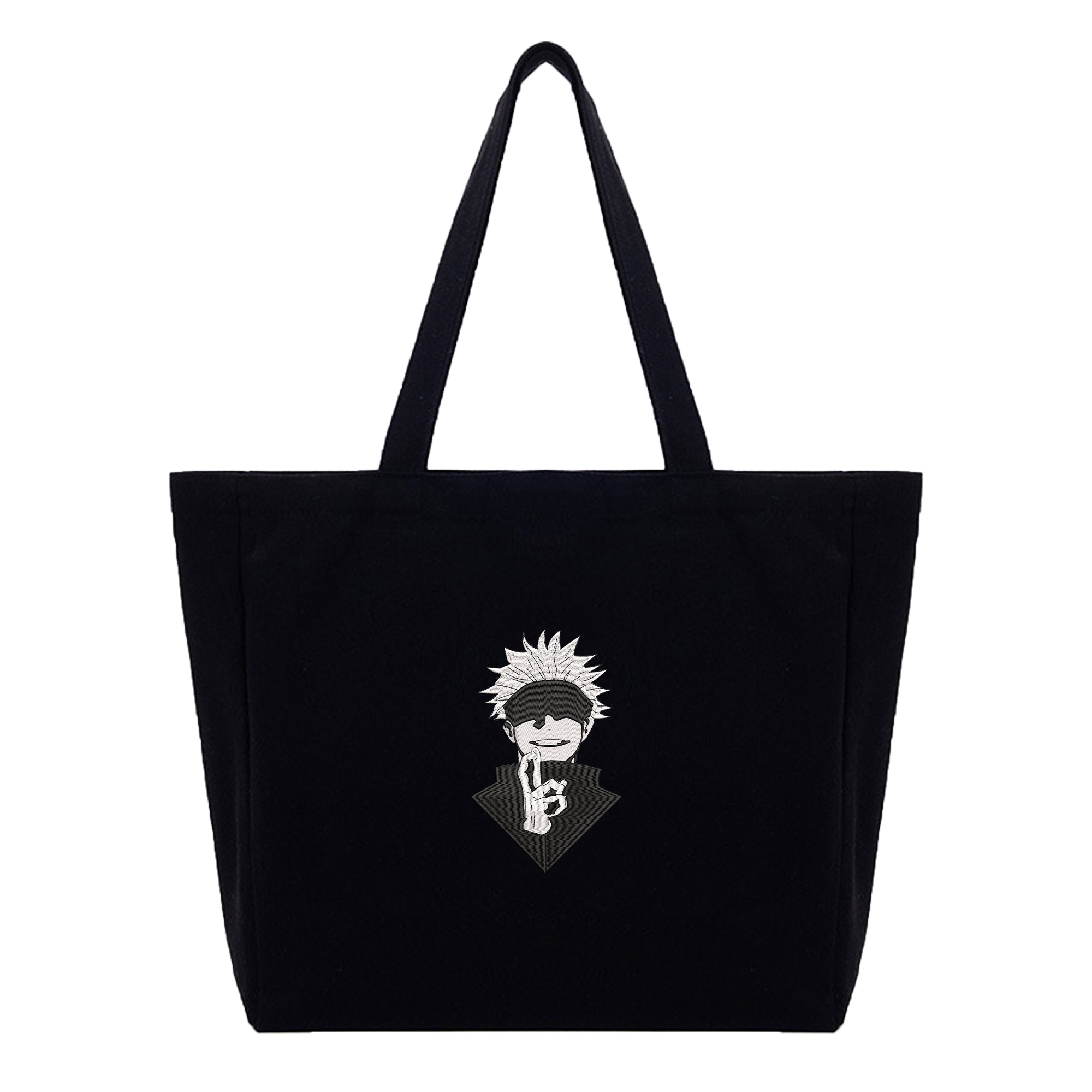 Gojo Satoru Embroidery Cotton Tote Bag