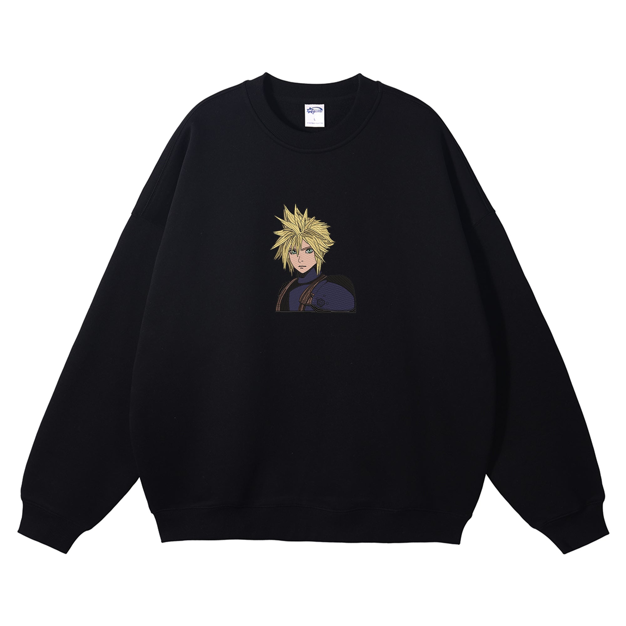 Cloud Strife Embroidered Crewneck Sweatshirt