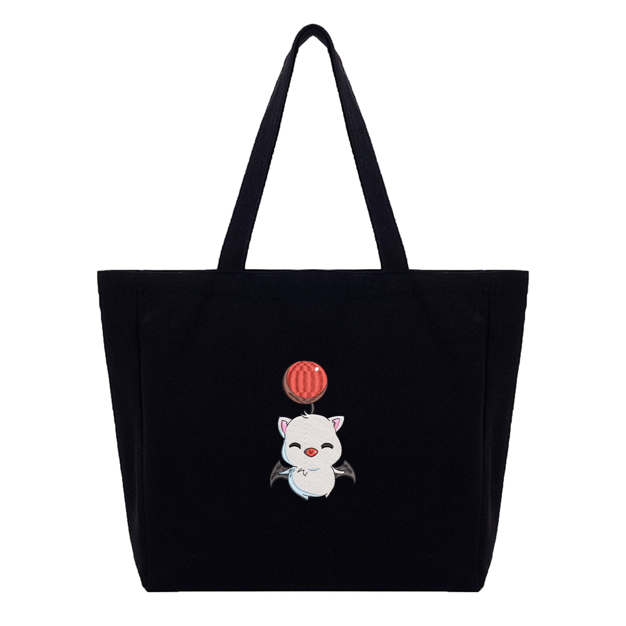 Moogle Embroidery Cotton Tote Bag