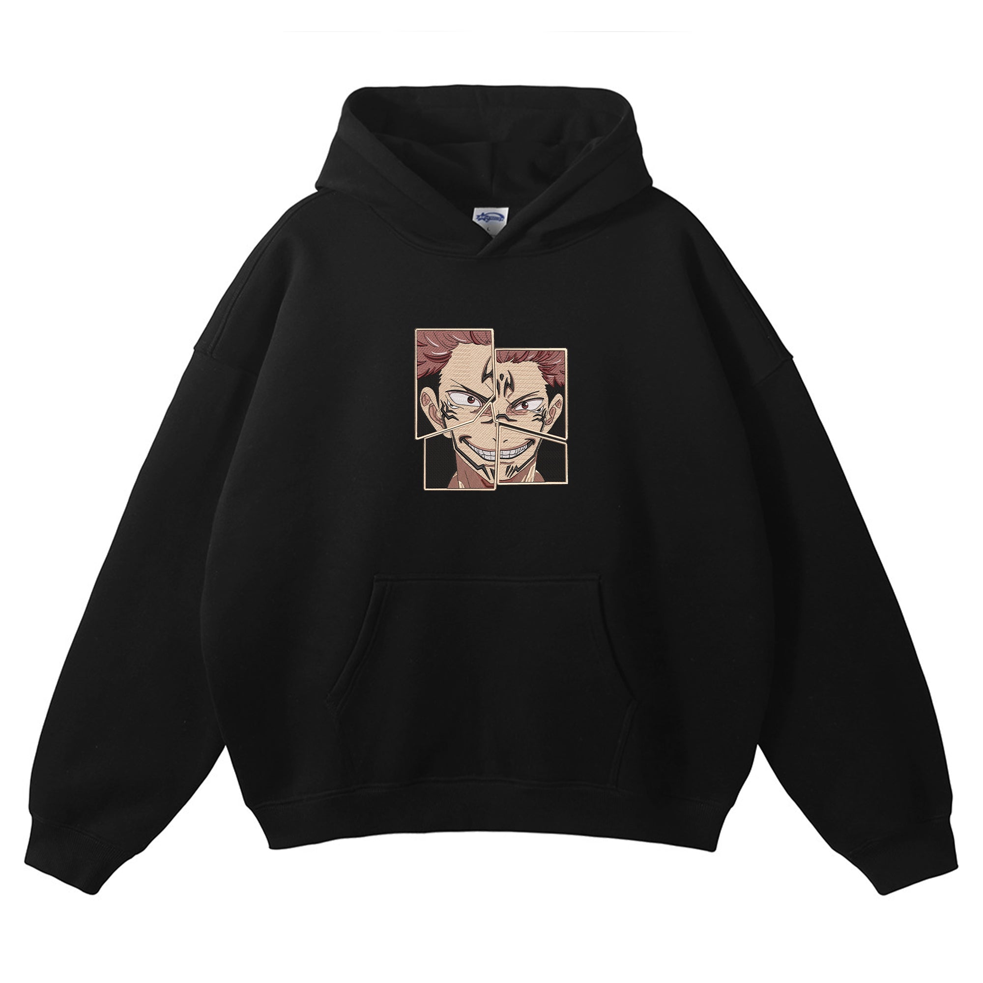 Ryomen Sukuna Embroidered Hoodie