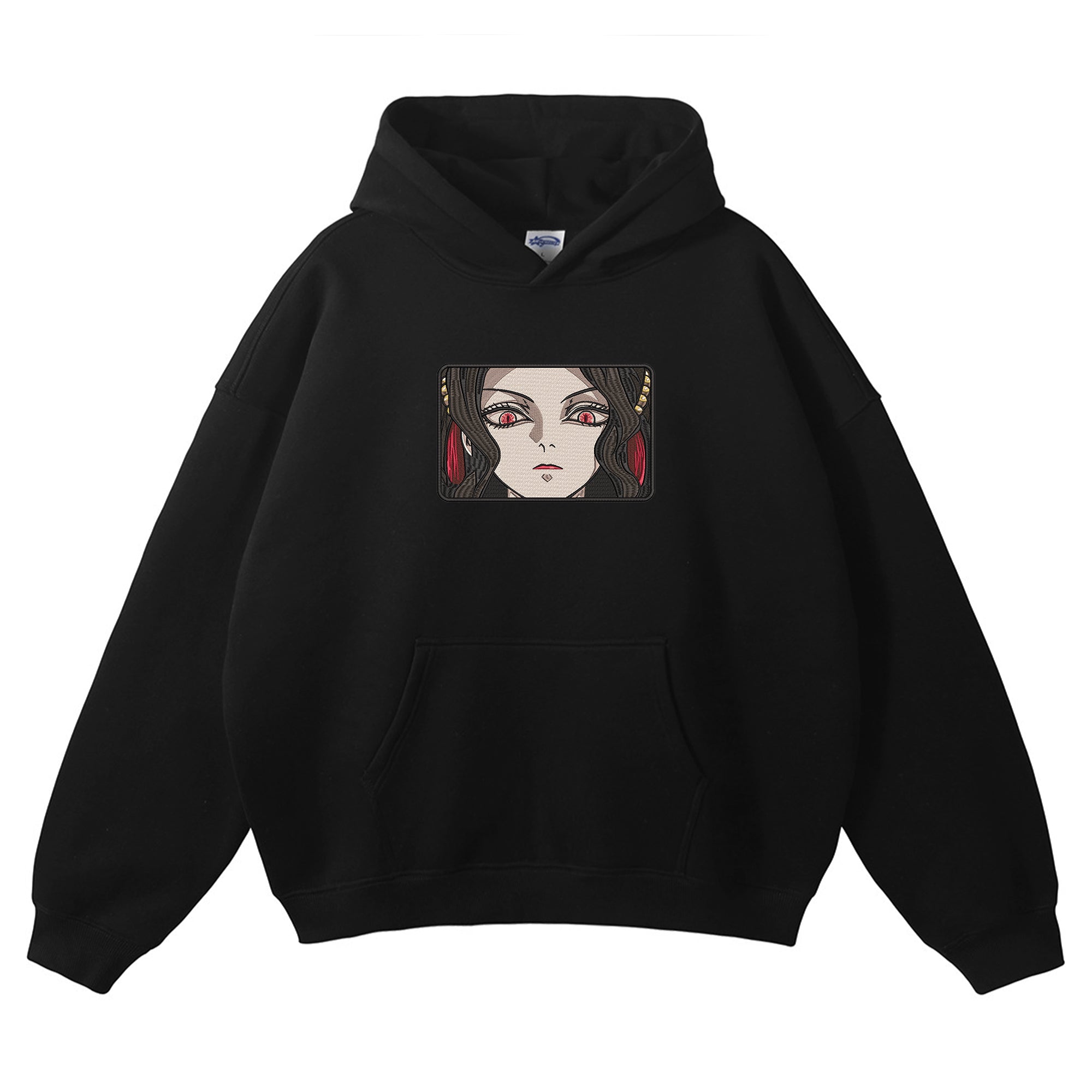 Kibutsuji Muzan Embroidered Hoodie