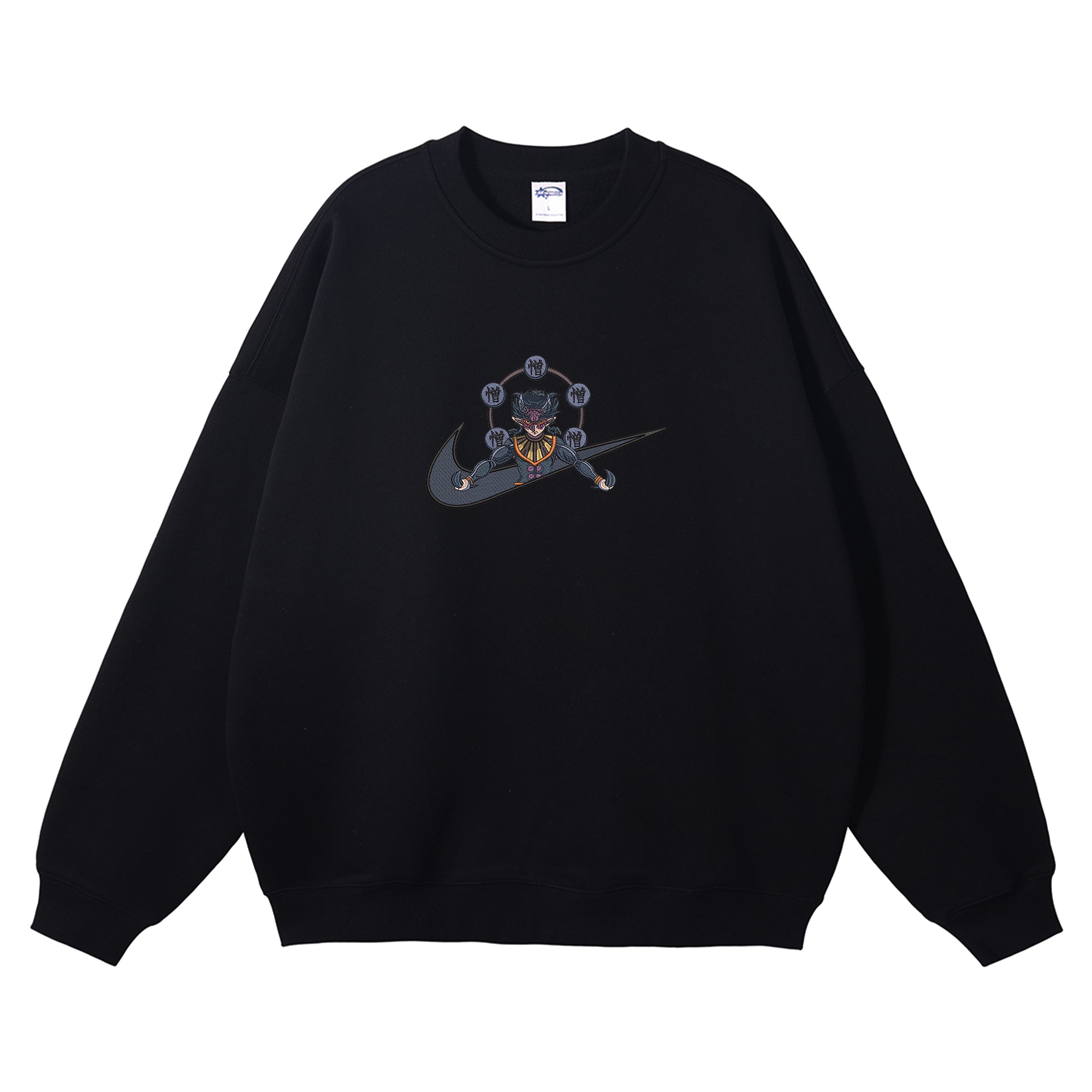 Hantengu Embroidered Crewneck Sweatshirt