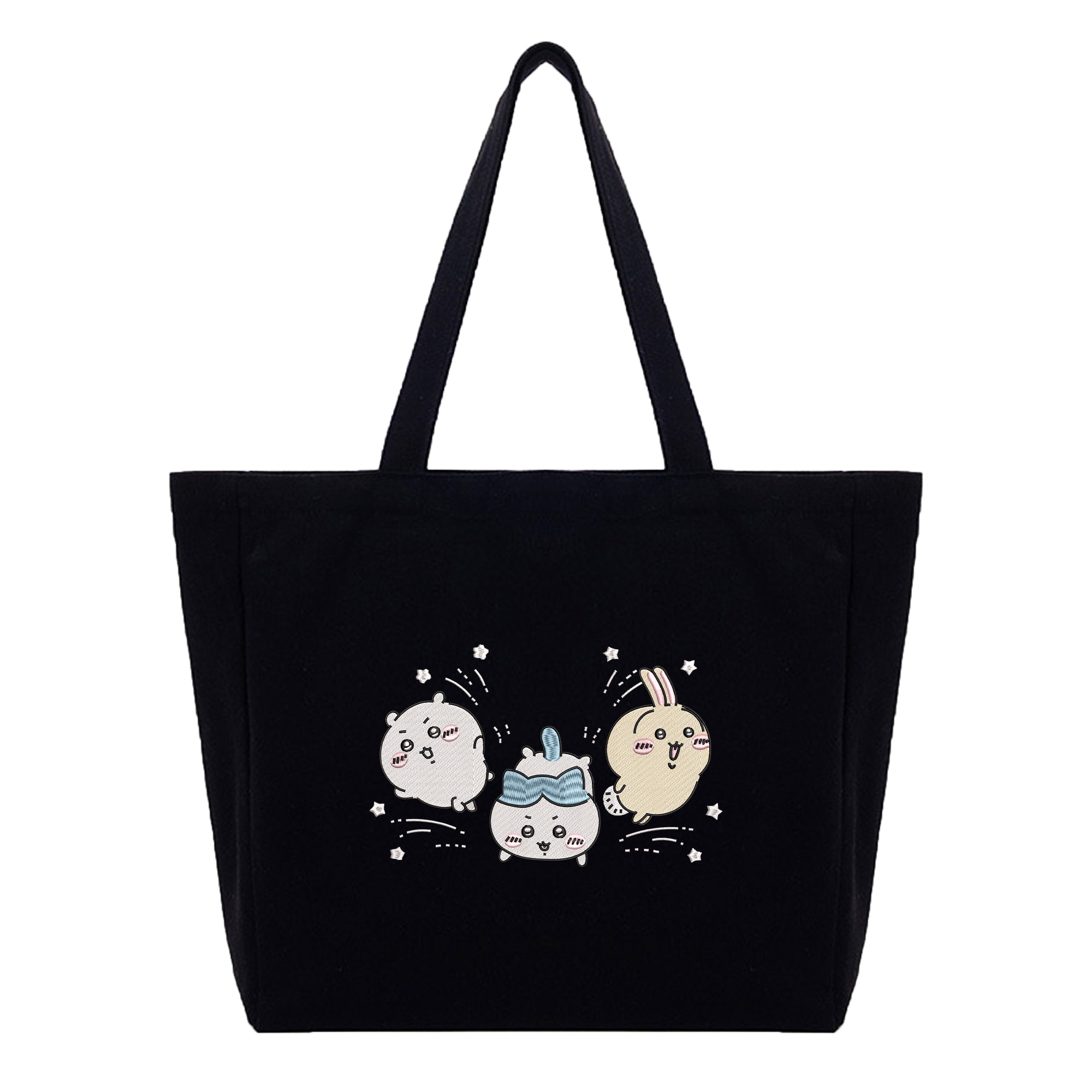 Chiikawa Embroidery Cotton Tote Bag