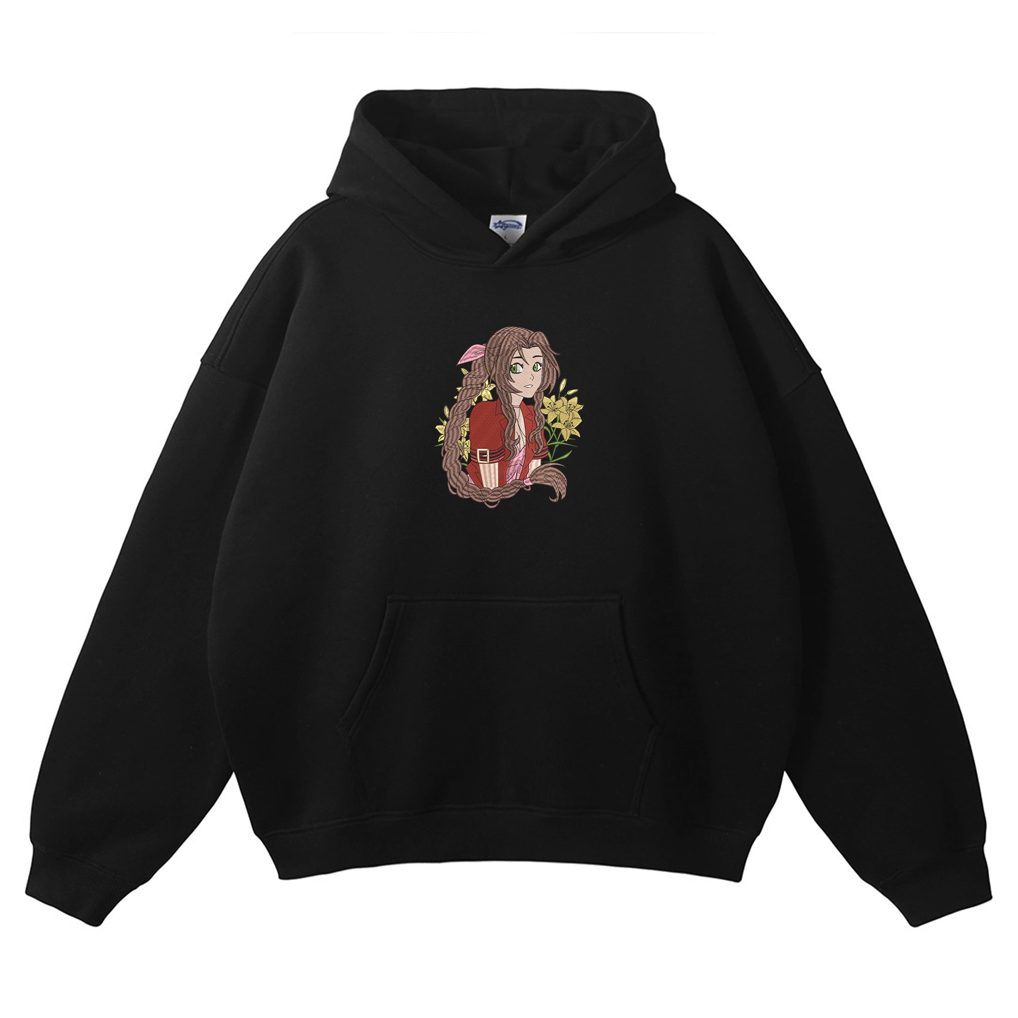 Aerith Gainsborough Embroidered Hoodie