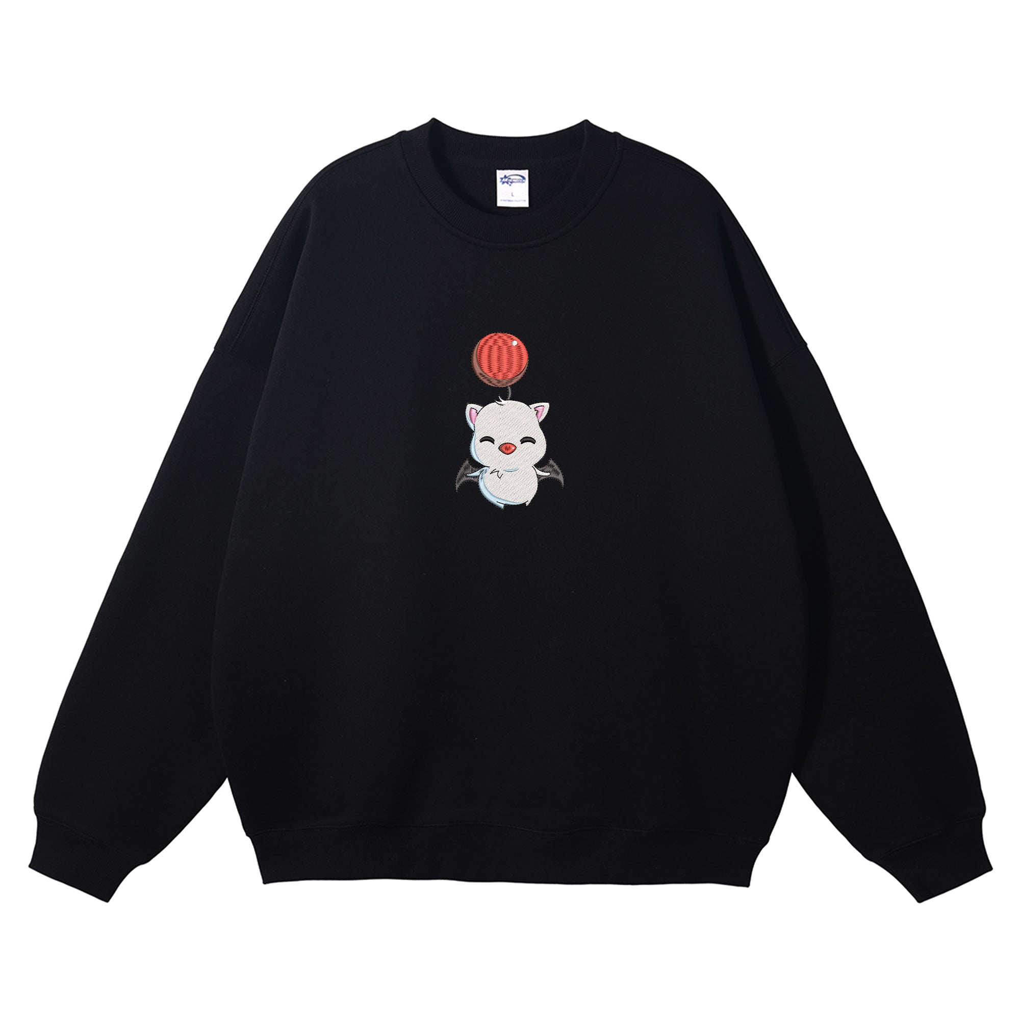 Moogle Embroidered Crewneck Sweatshirt