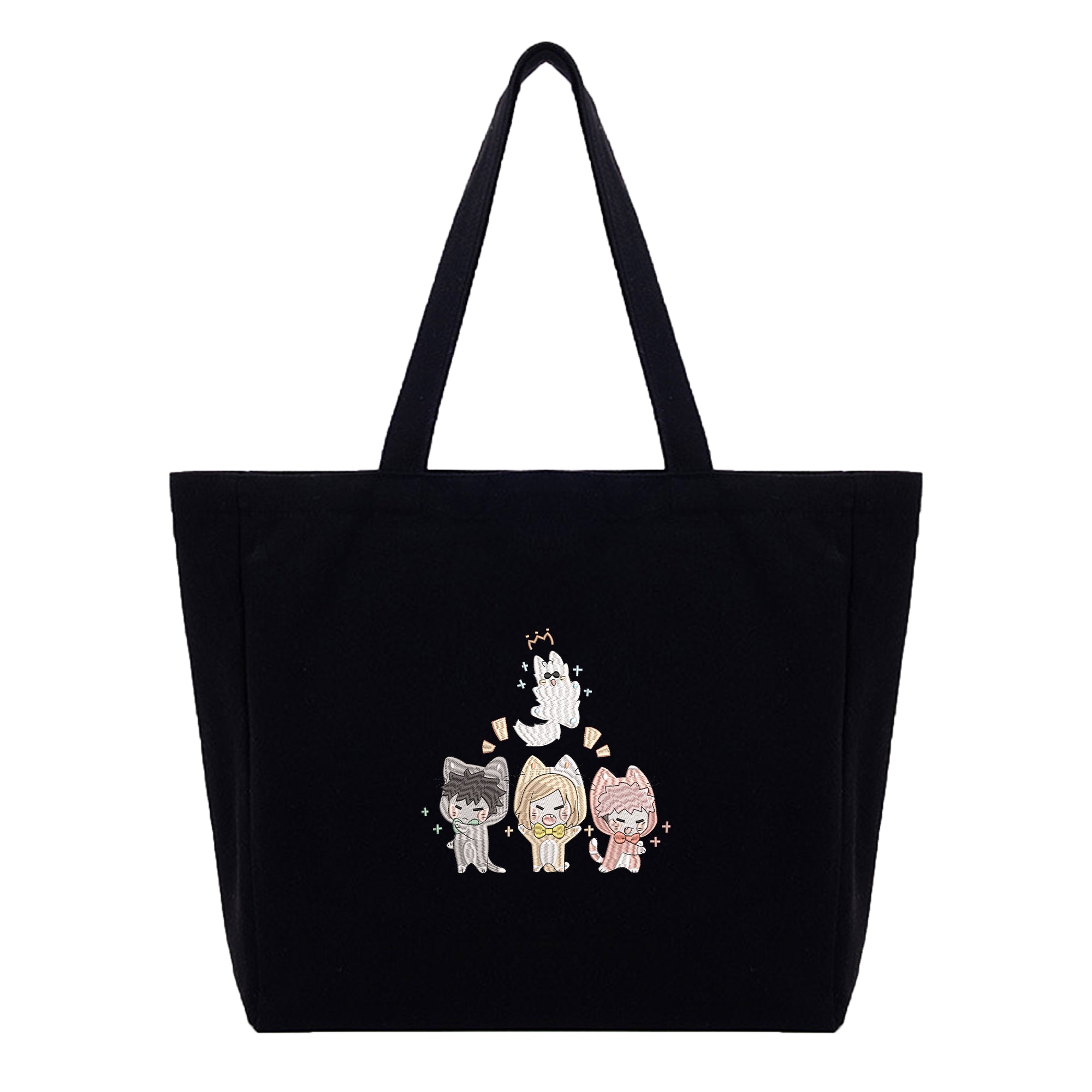 Jujutsu Kaisen Embroidery Cotton Tote Bag