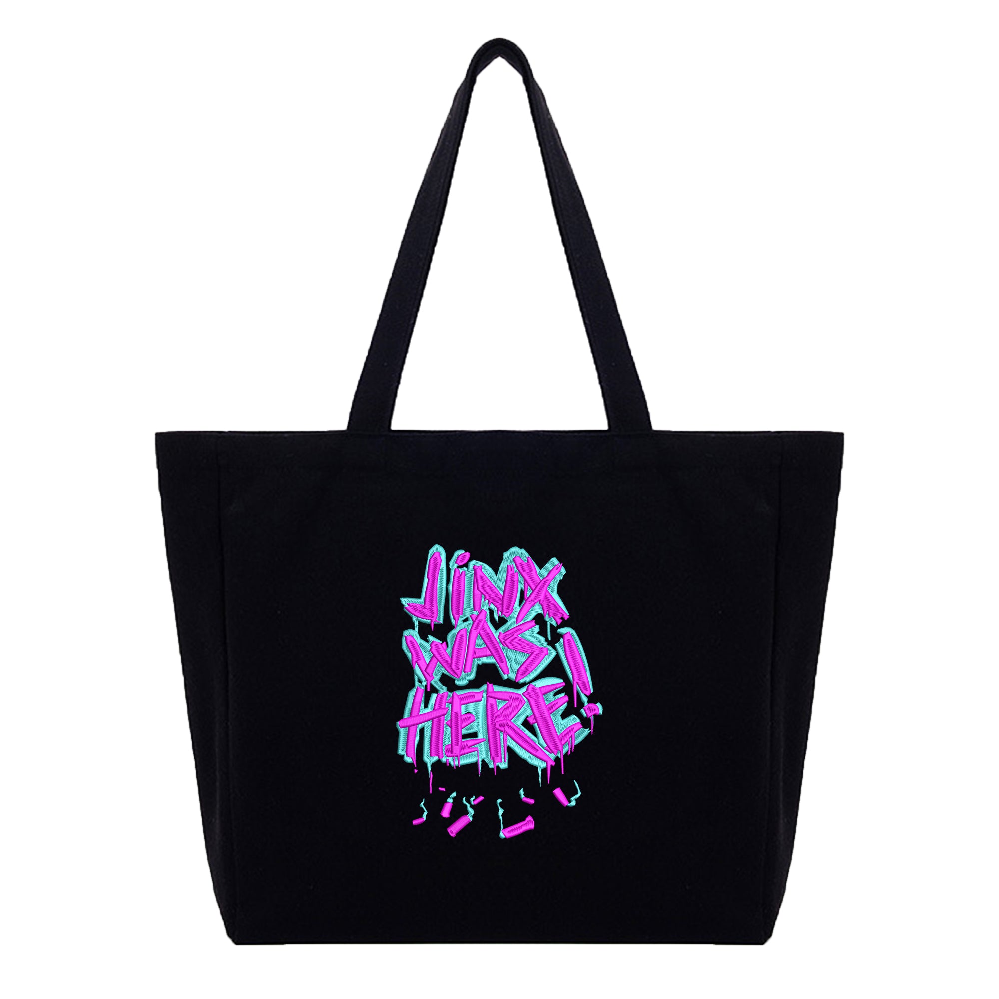 Jinx Embroidery Cotton Tote Bag