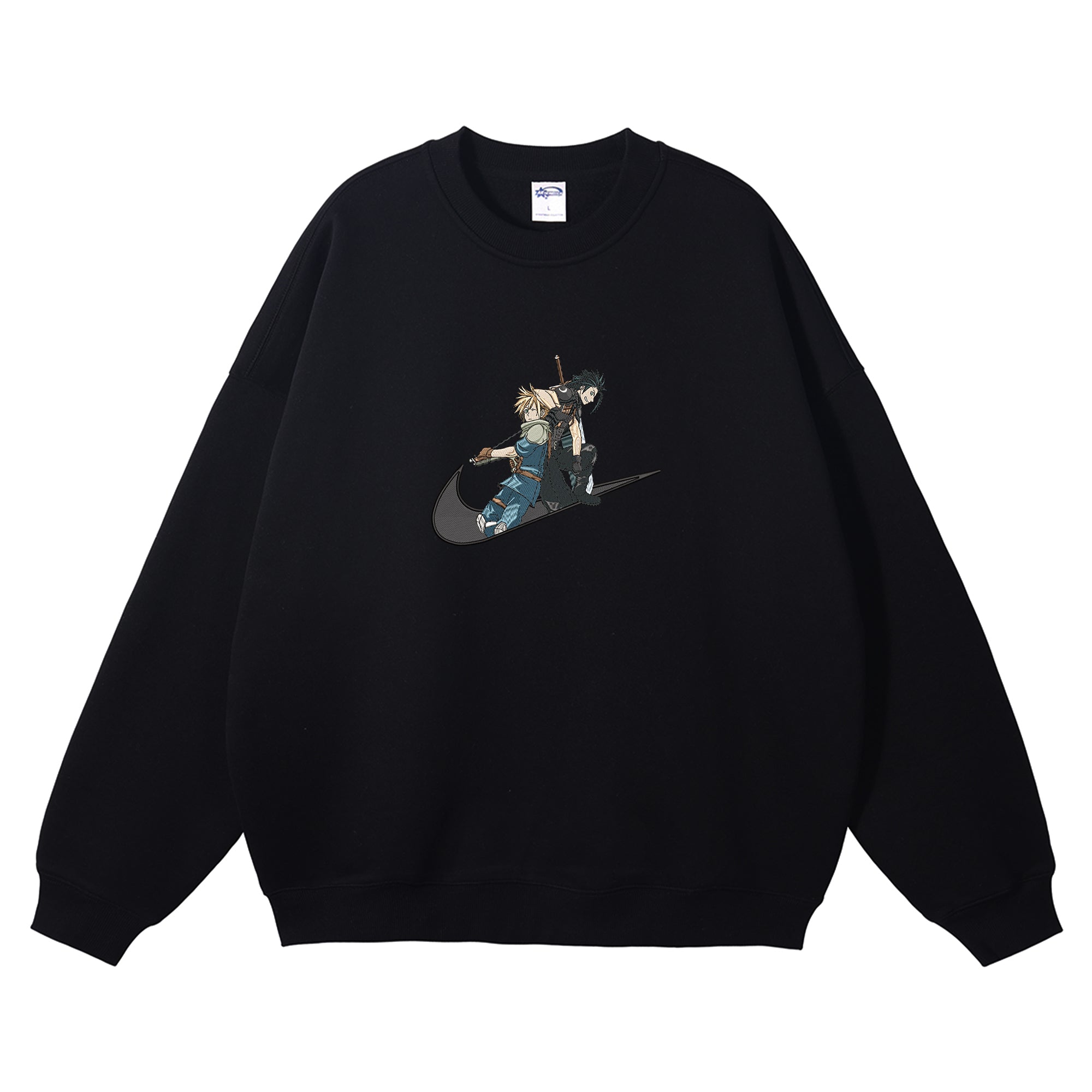 Cloud Zack Embroidered Crewneck Sweatshirt