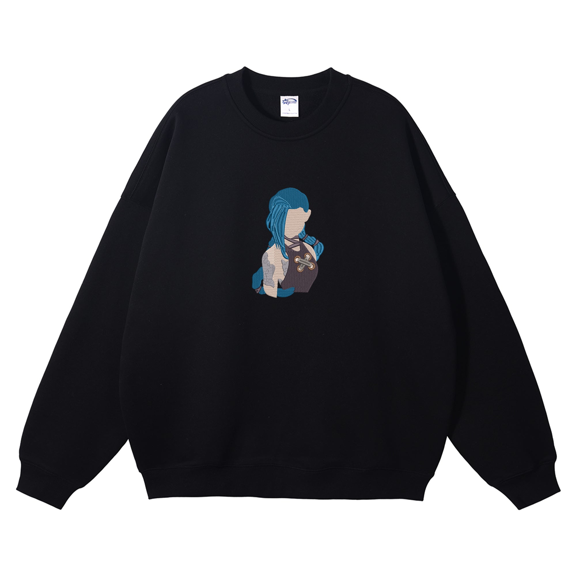 Jinx Embroidered Crewneck Sweatshirt