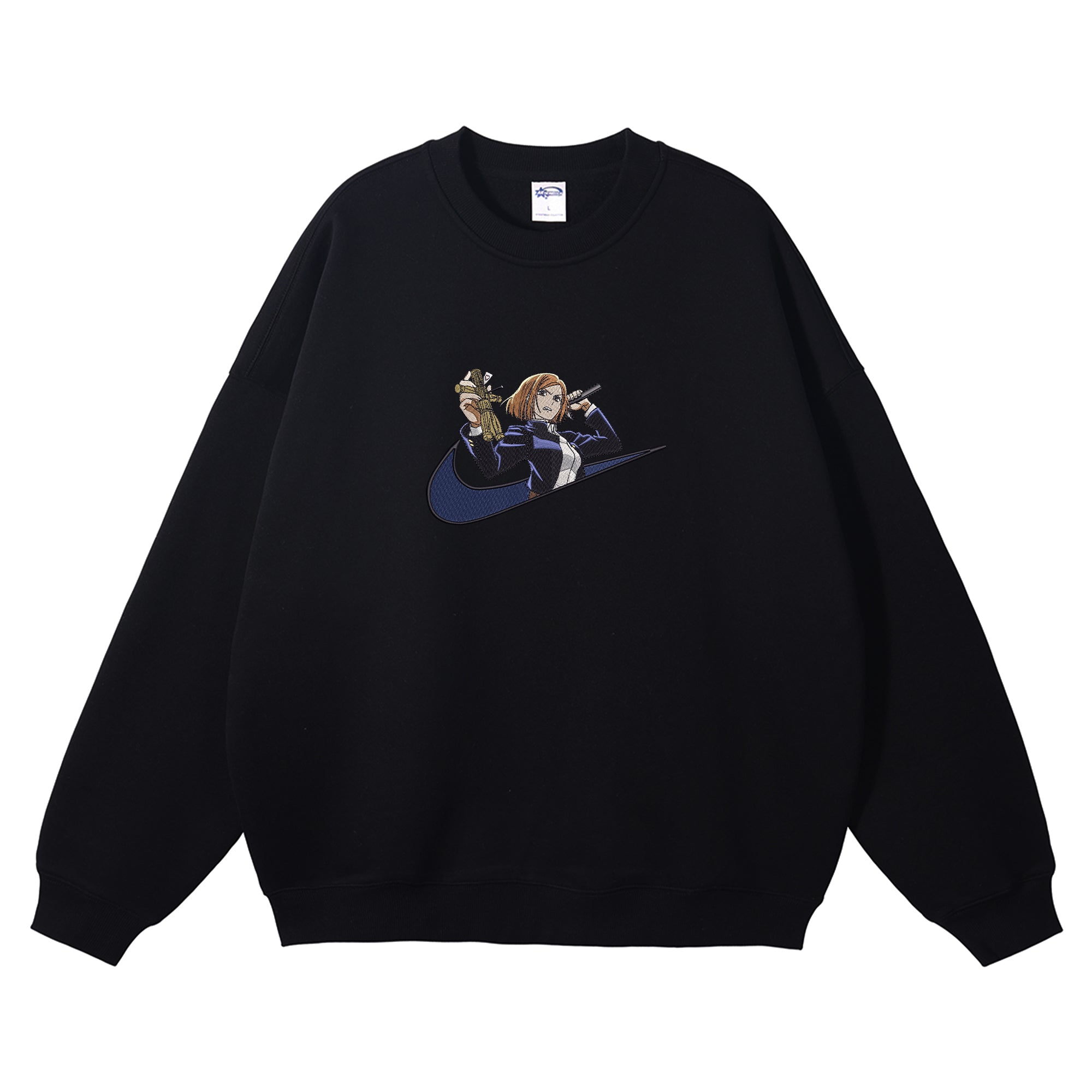 Kugisaki Nobara Embroidered Crewneck Sweatshirt