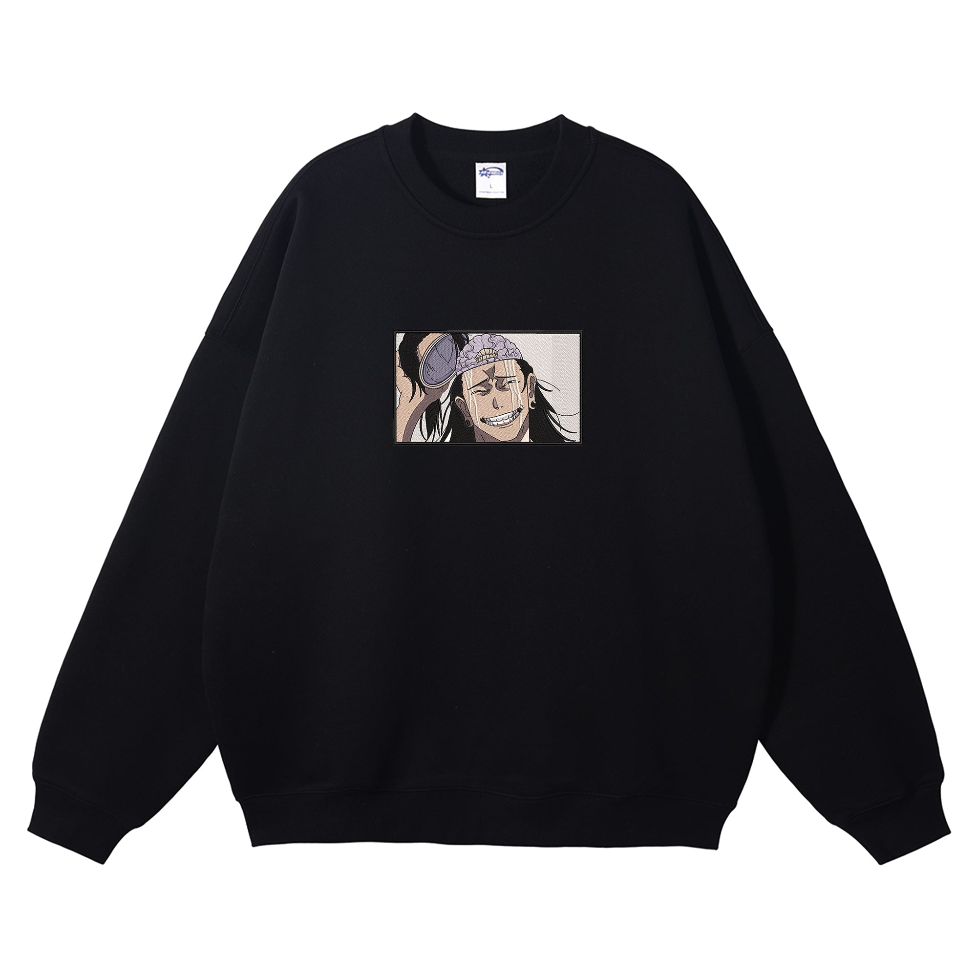 Kenjaku Geto Suguru Embroidered Crewneck Sweatshirt