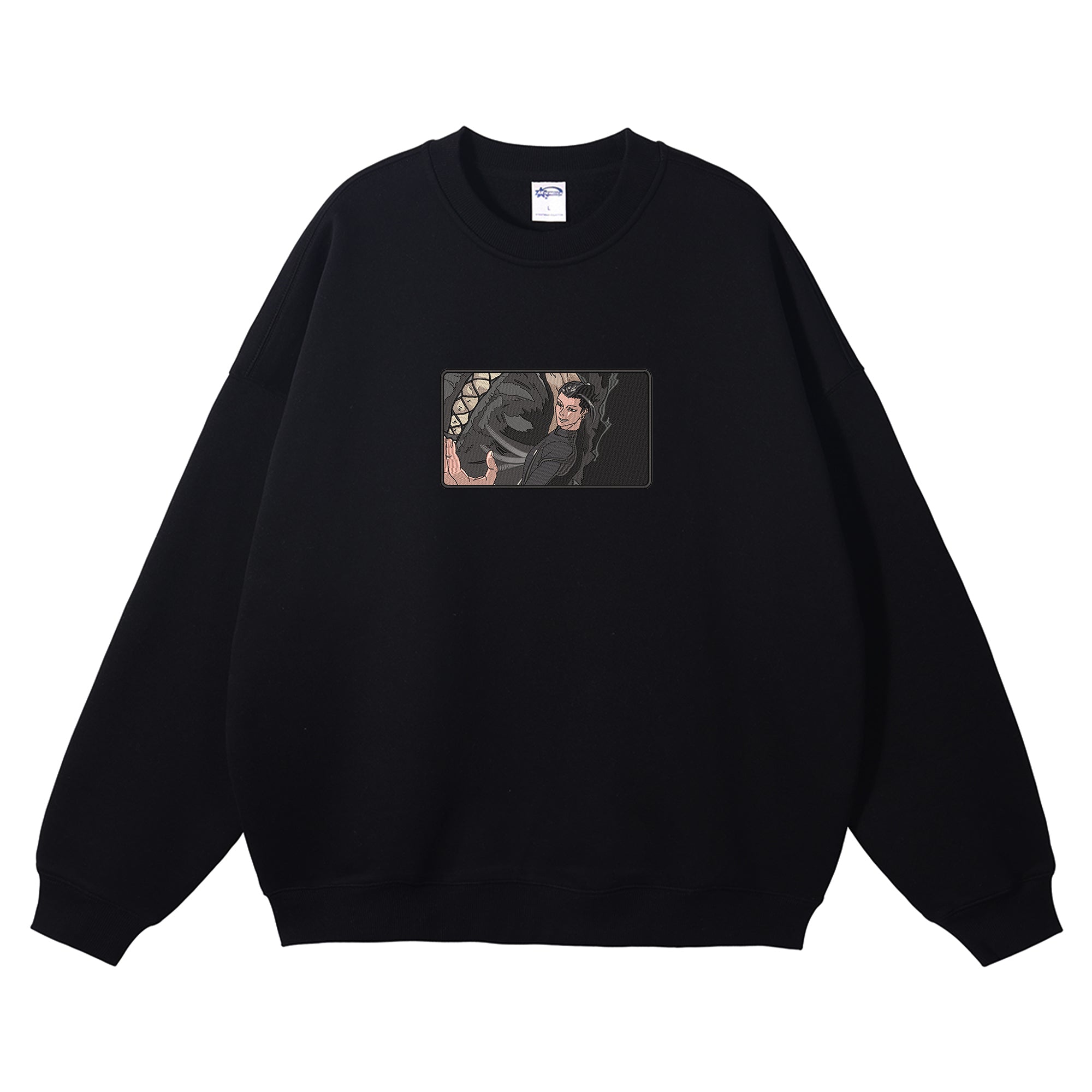 Geto Suguru Embroidered Crewneck Sweatshirt