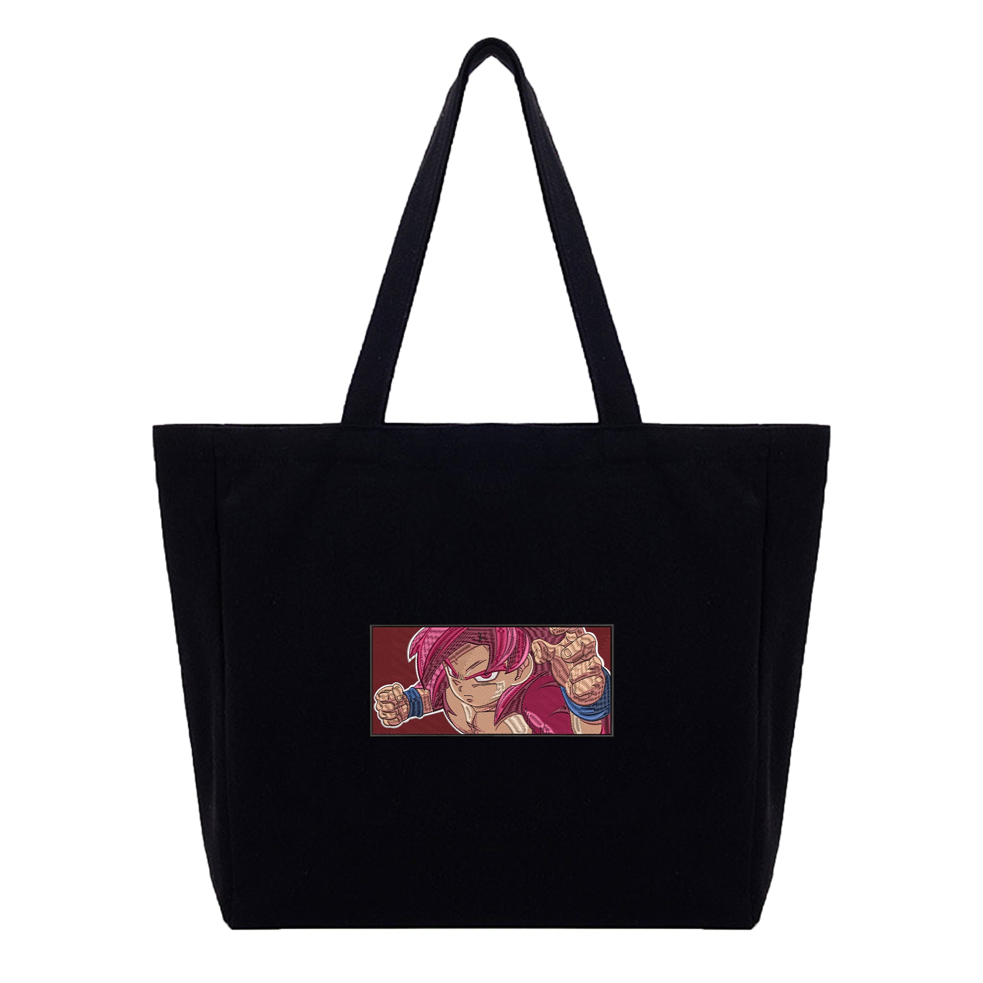 Son Goku Embroidery Cotton Tote Bag