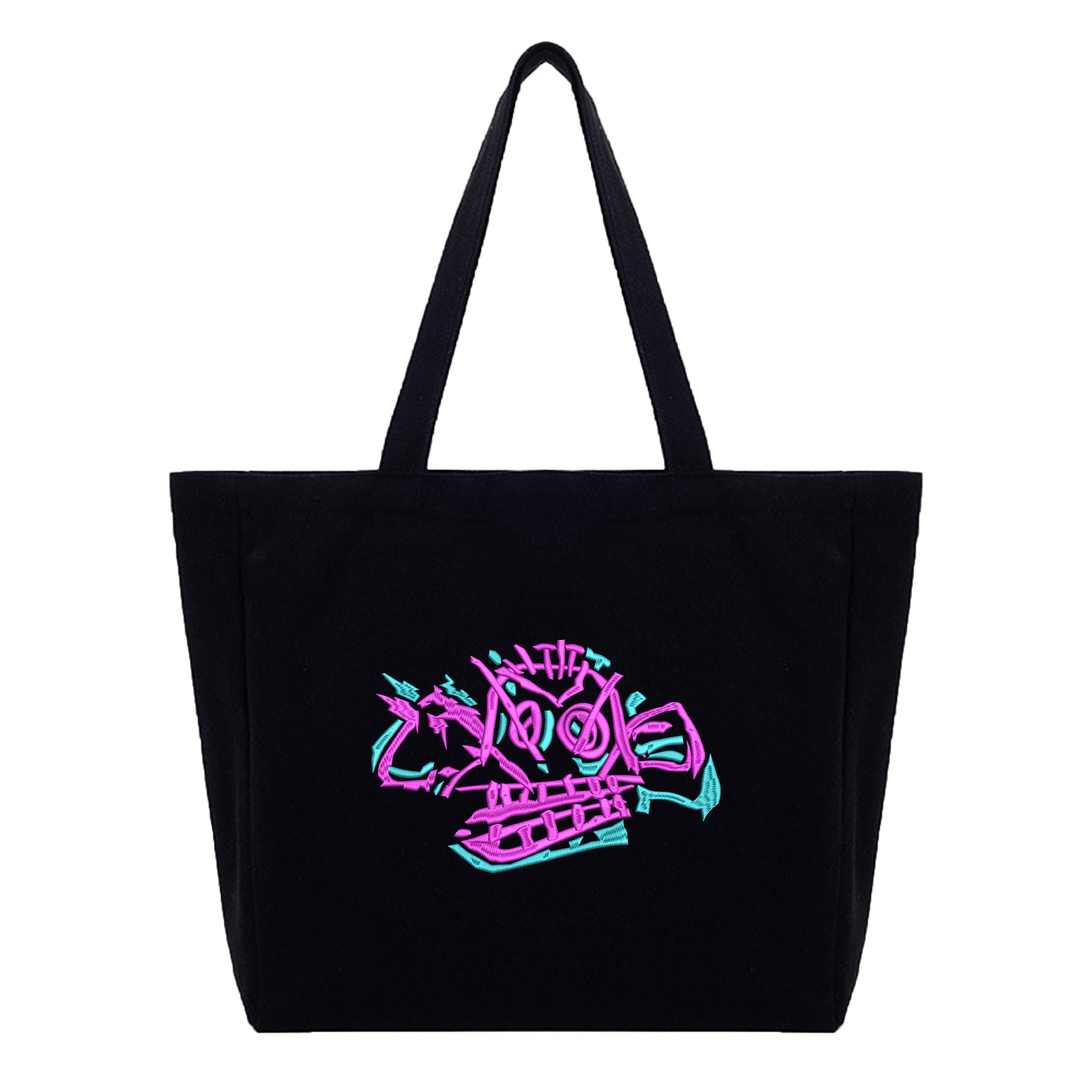 Jinx Embroidery Cotton Tote Bag