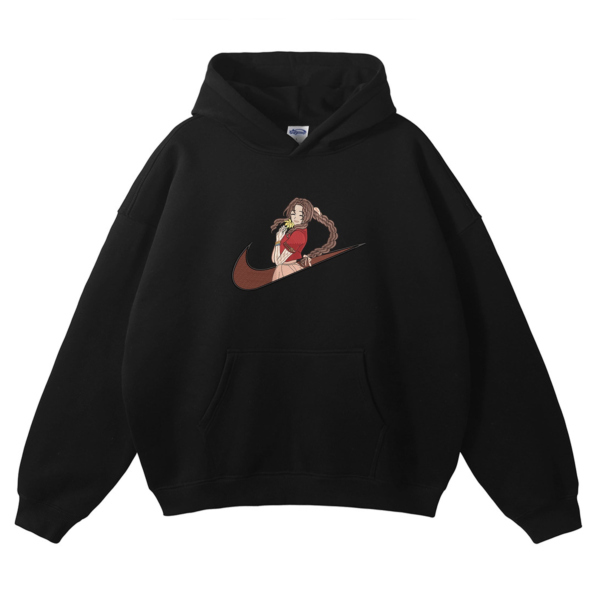 Aerith Gainsborough Embroidered Hoodie