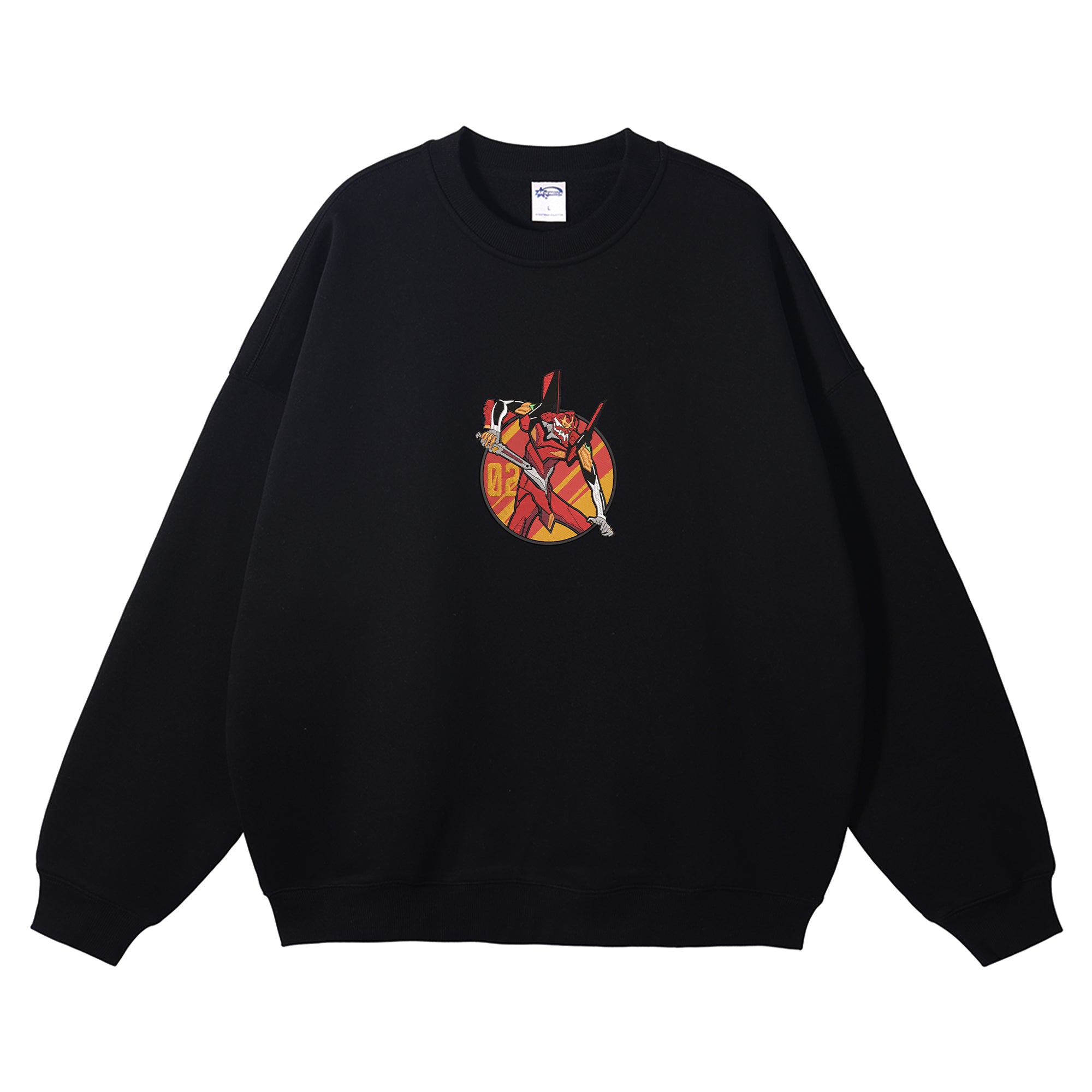 Asuka EVA02 Embroidered Crewneck Sweatshirt