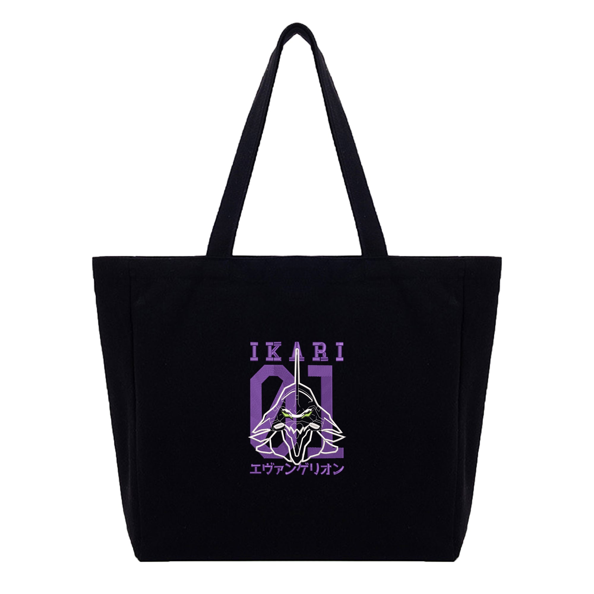 Ikari Shinji EVA01 Embroidery Cotton Tote Bag