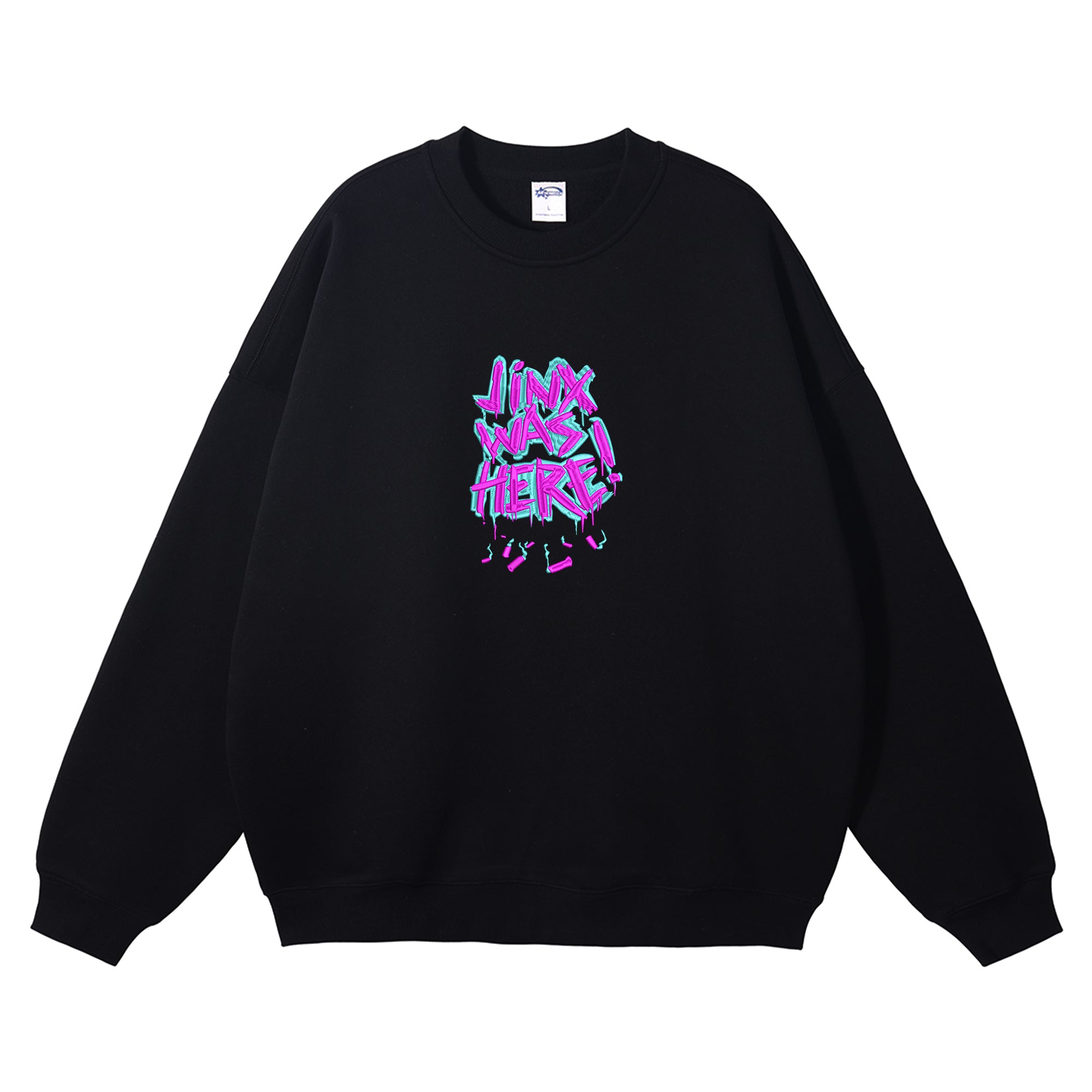 Jinx Embroidered Crewneck Sweatshirt
