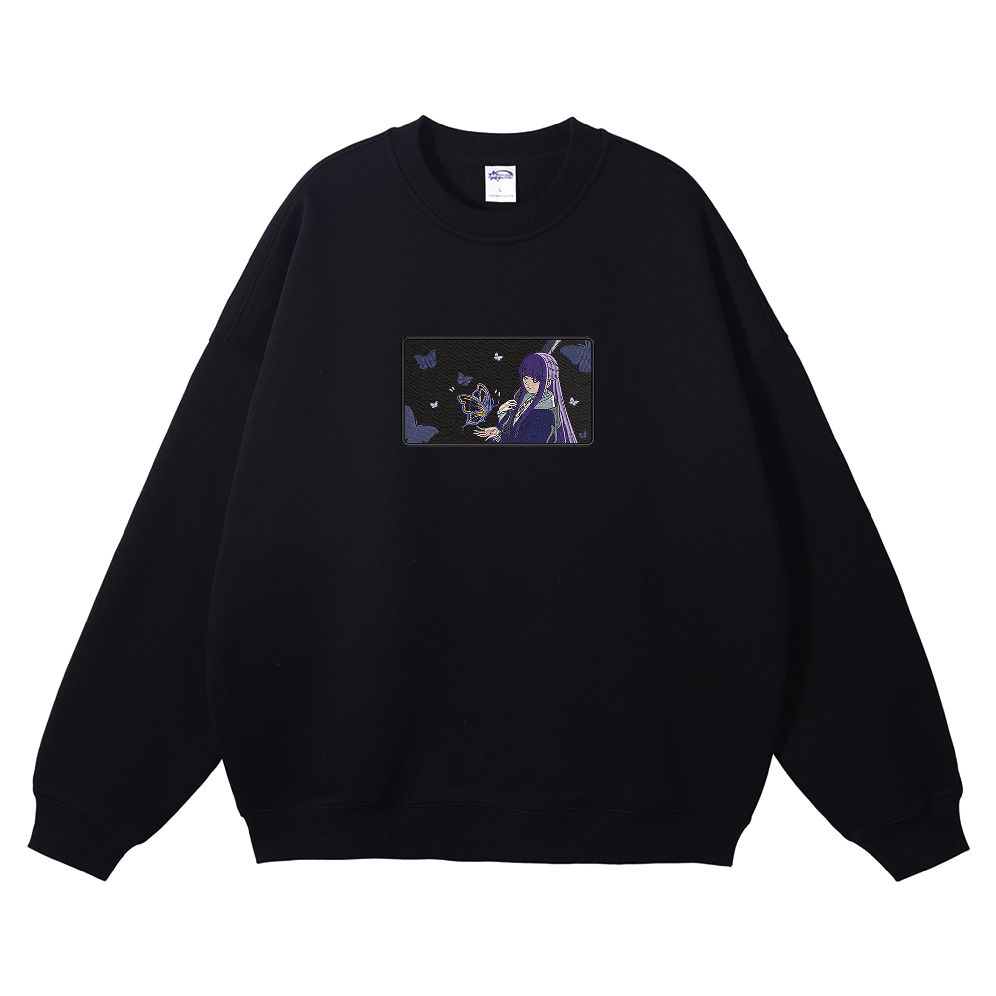 Fern Embroidered Crewneck Sweatshirt