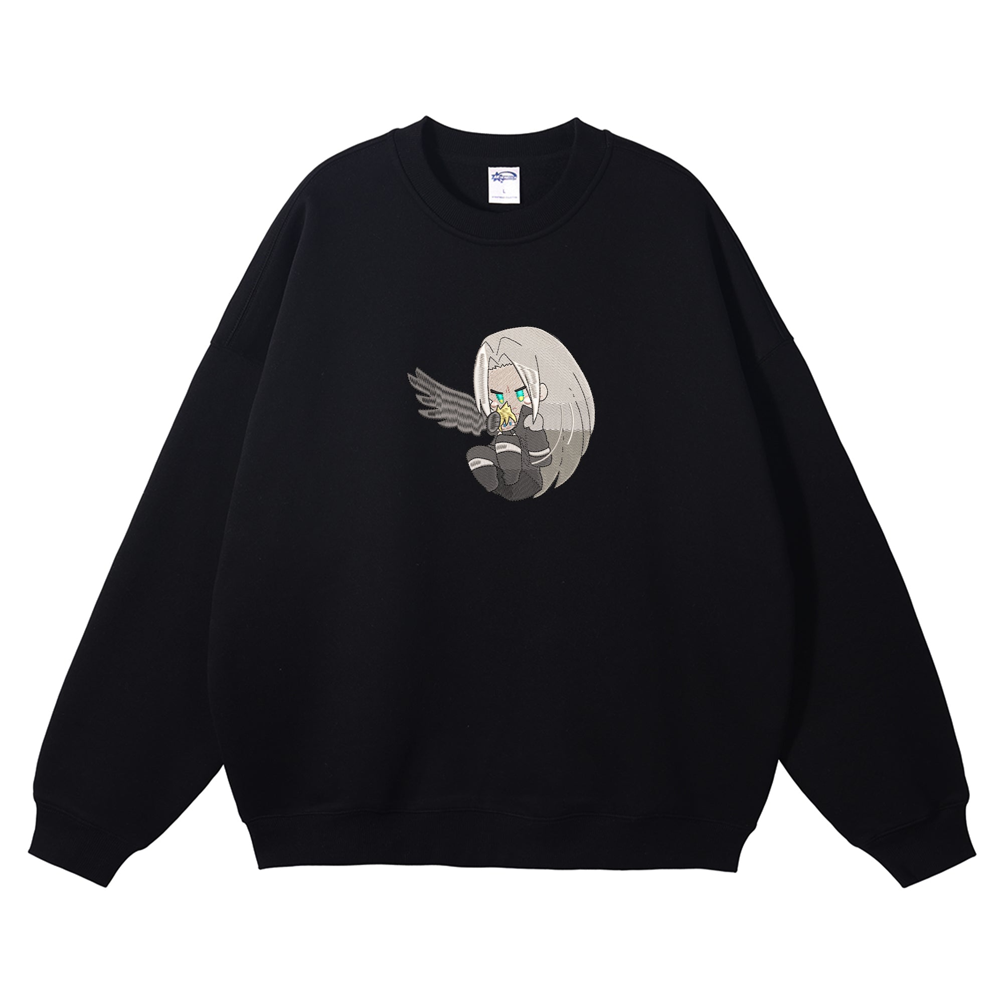 Cloud Sephiroth Embroidered Crewneck Sweatshirt