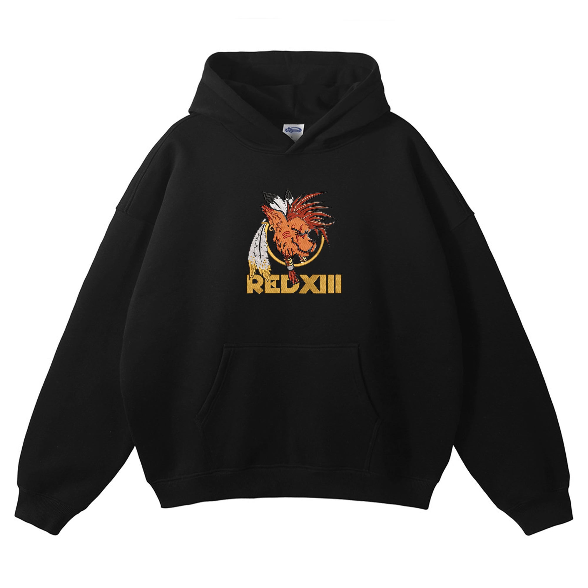 Red XIII Embroidered Hoodie