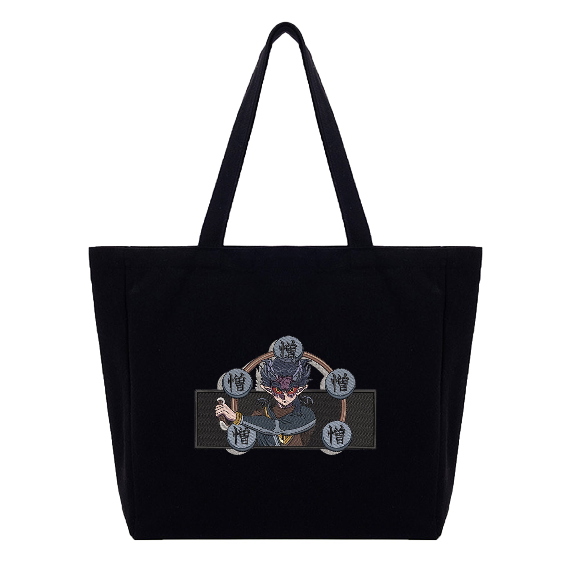 Hantengu Embroidery Cotton Tote Bag