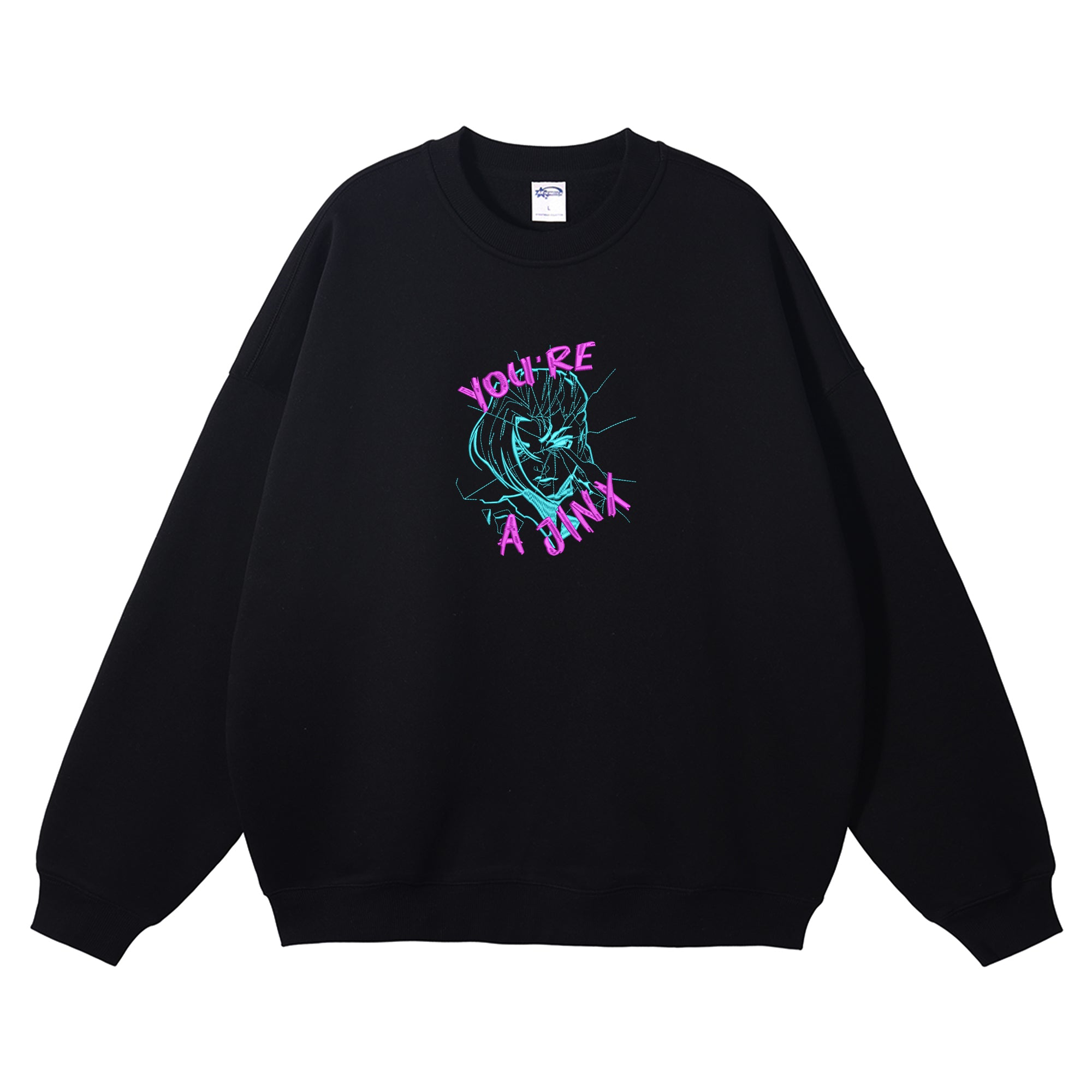 Jinx Embroidered Crewneck Sweatshirt