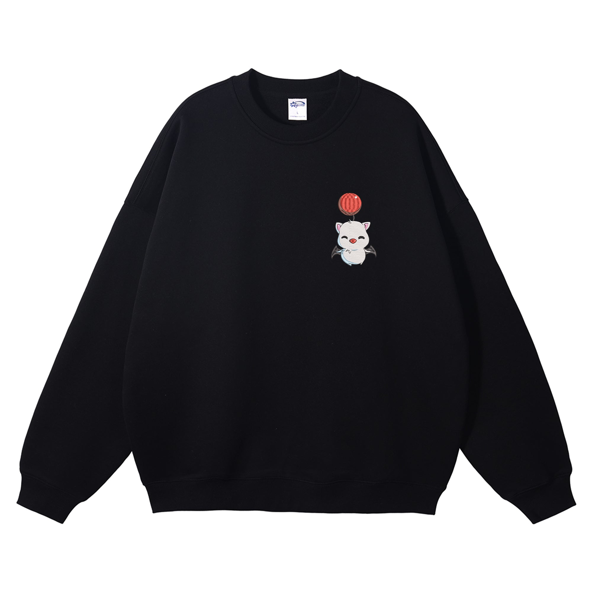 Moogle Embroidered Crewneck Sweatshirt