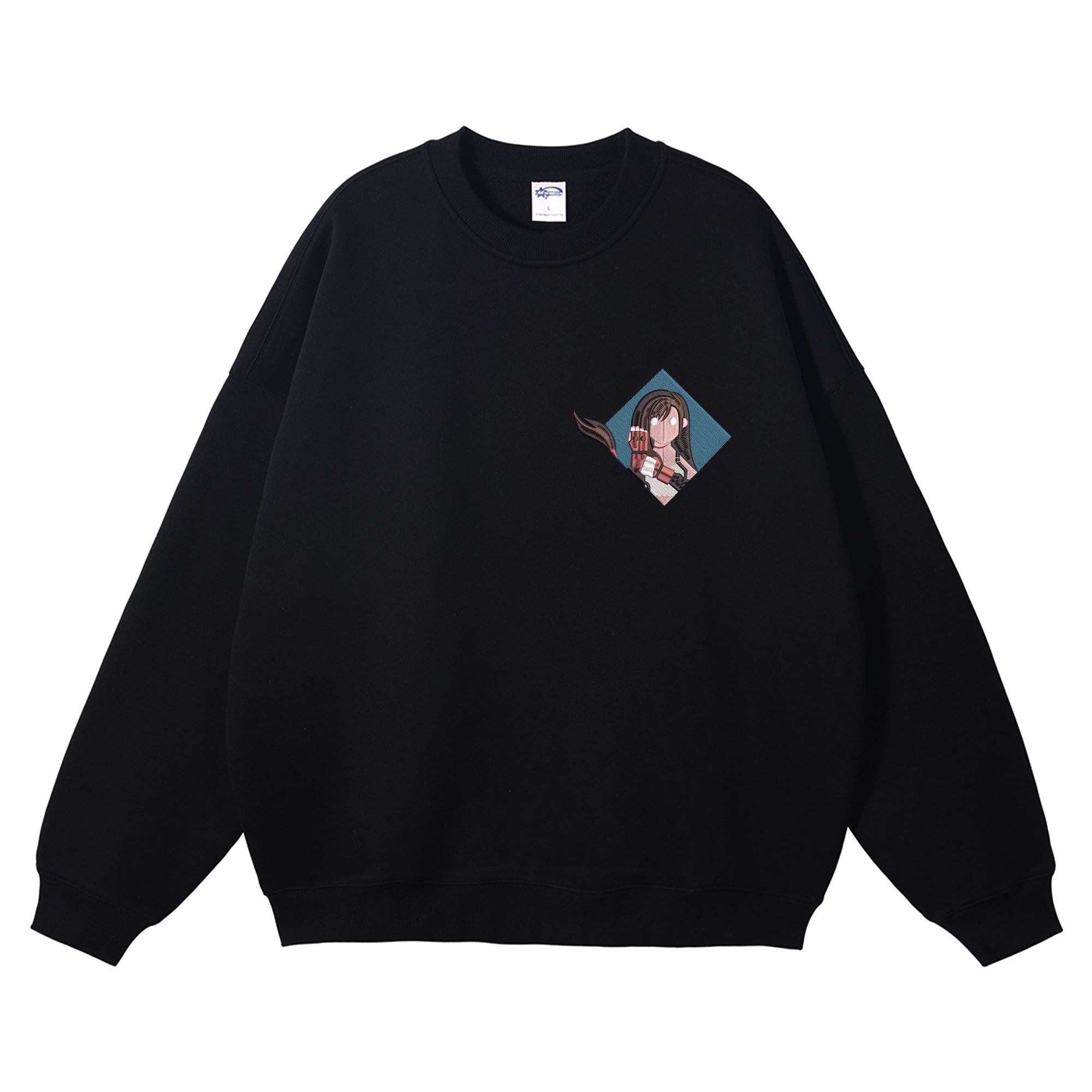Tifa Lockhart Embroidered Crewneck Sweatshirt