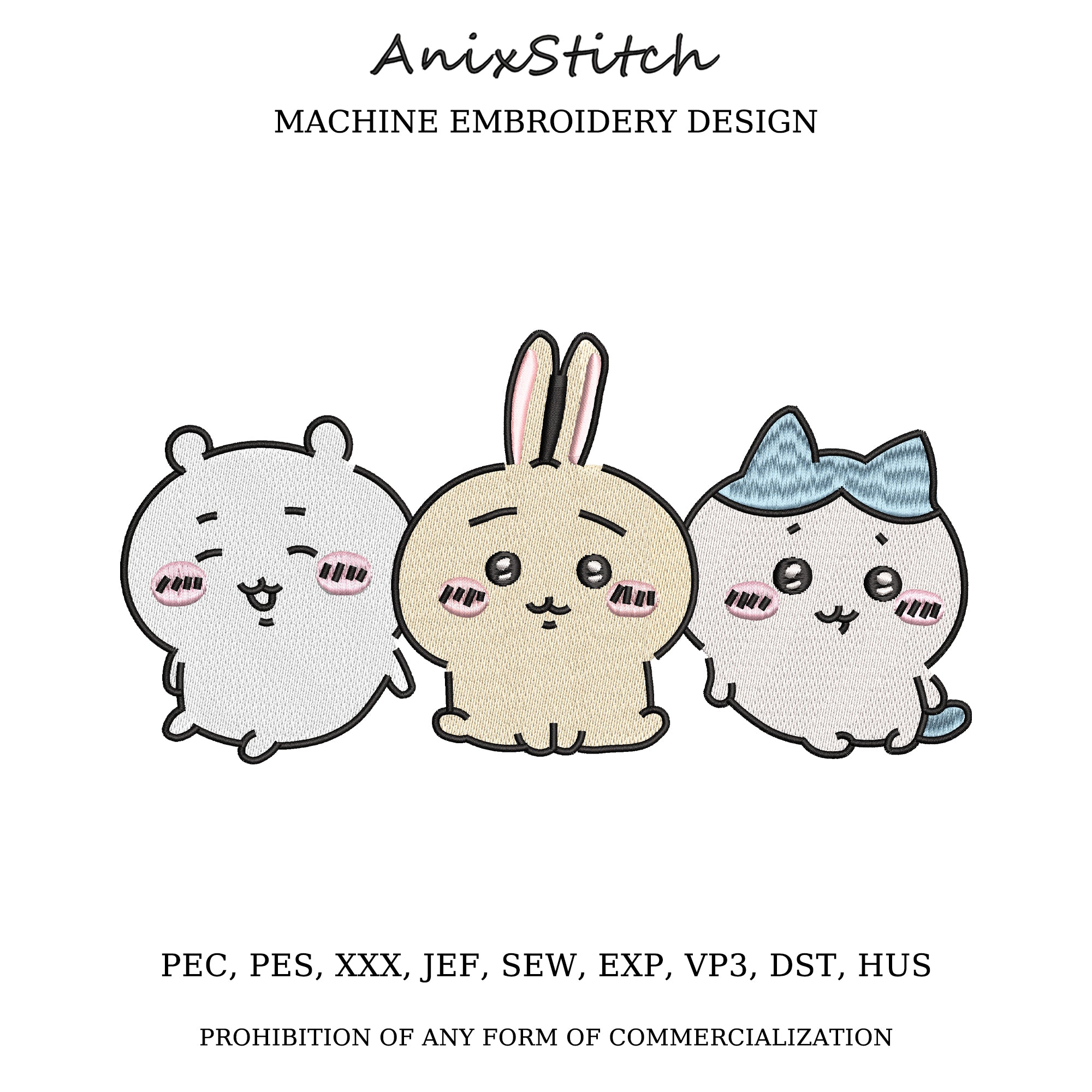 Anime Embroidery Design