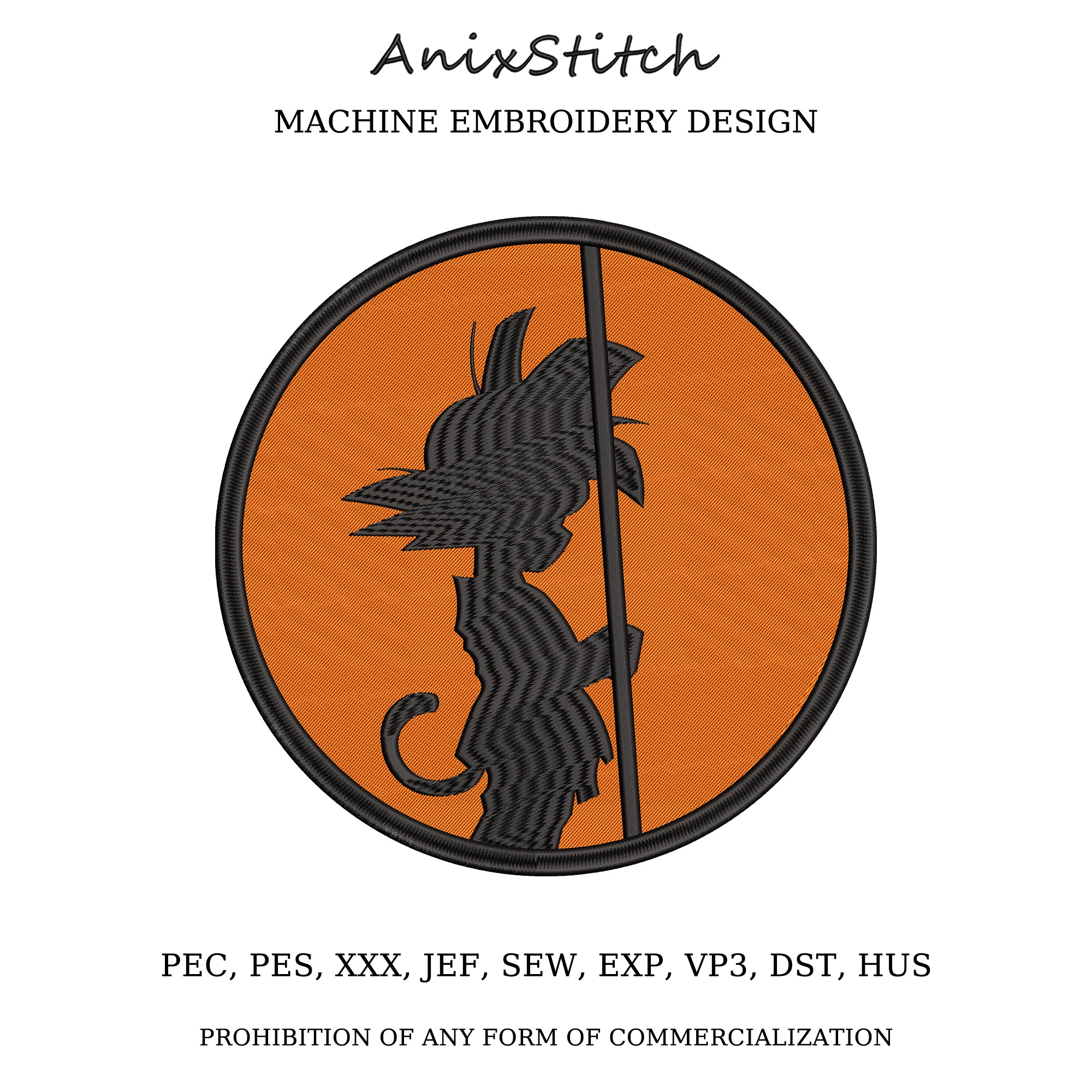 Anime Embroidery Design