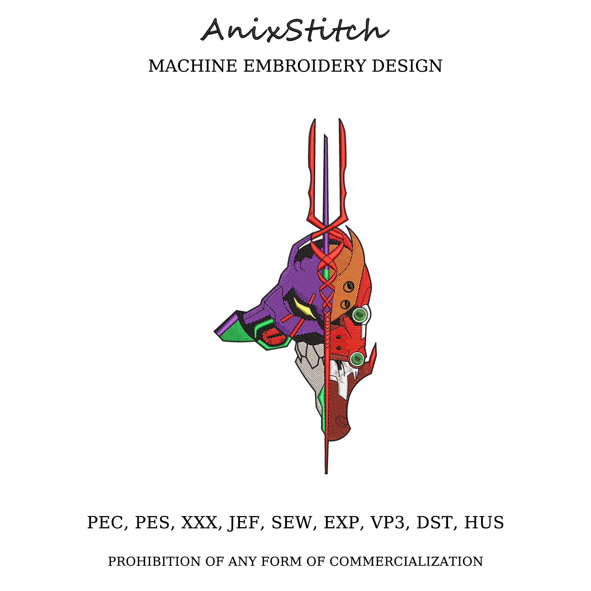 Anime Embroidery Design