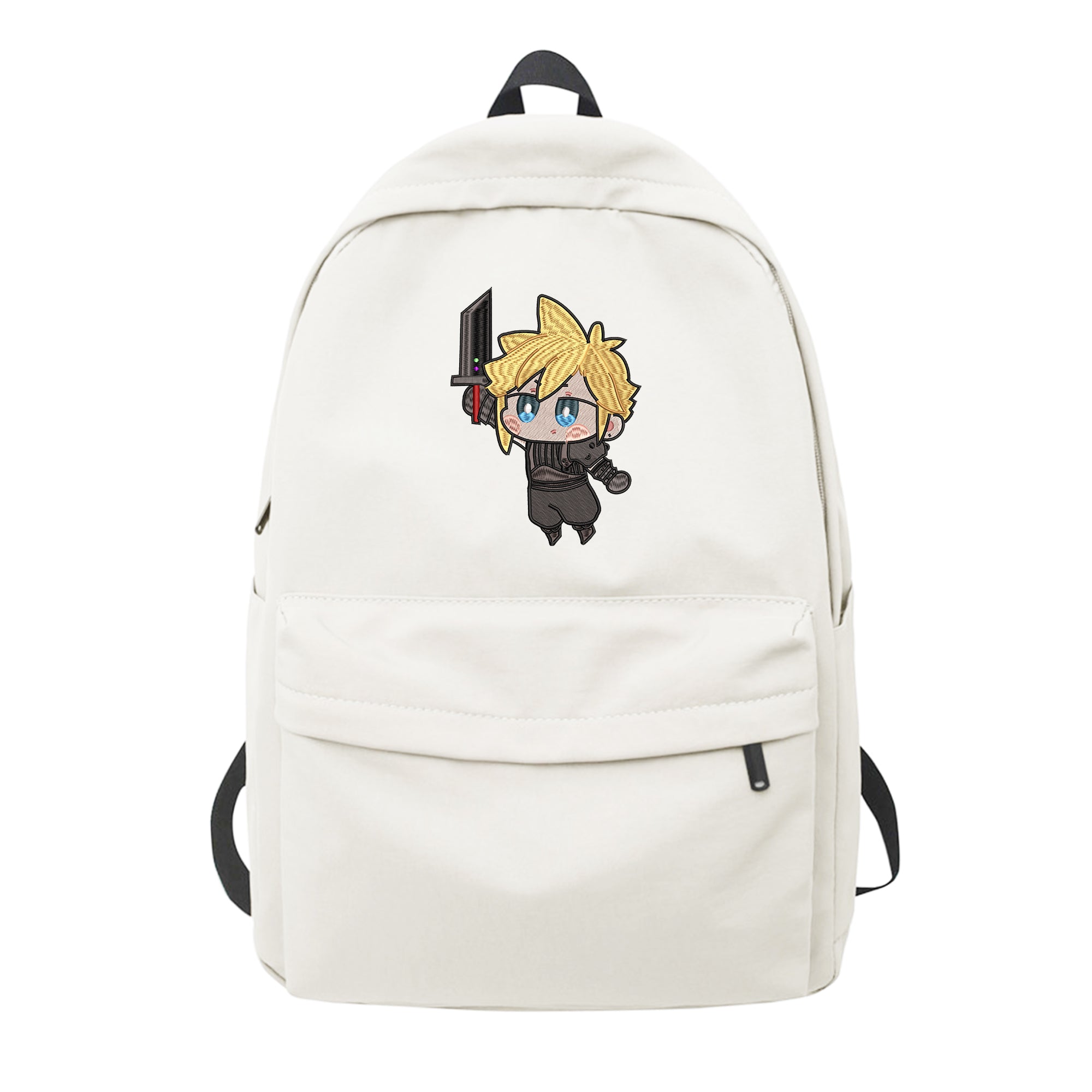 Cloud Strife Embroidery Backpack
