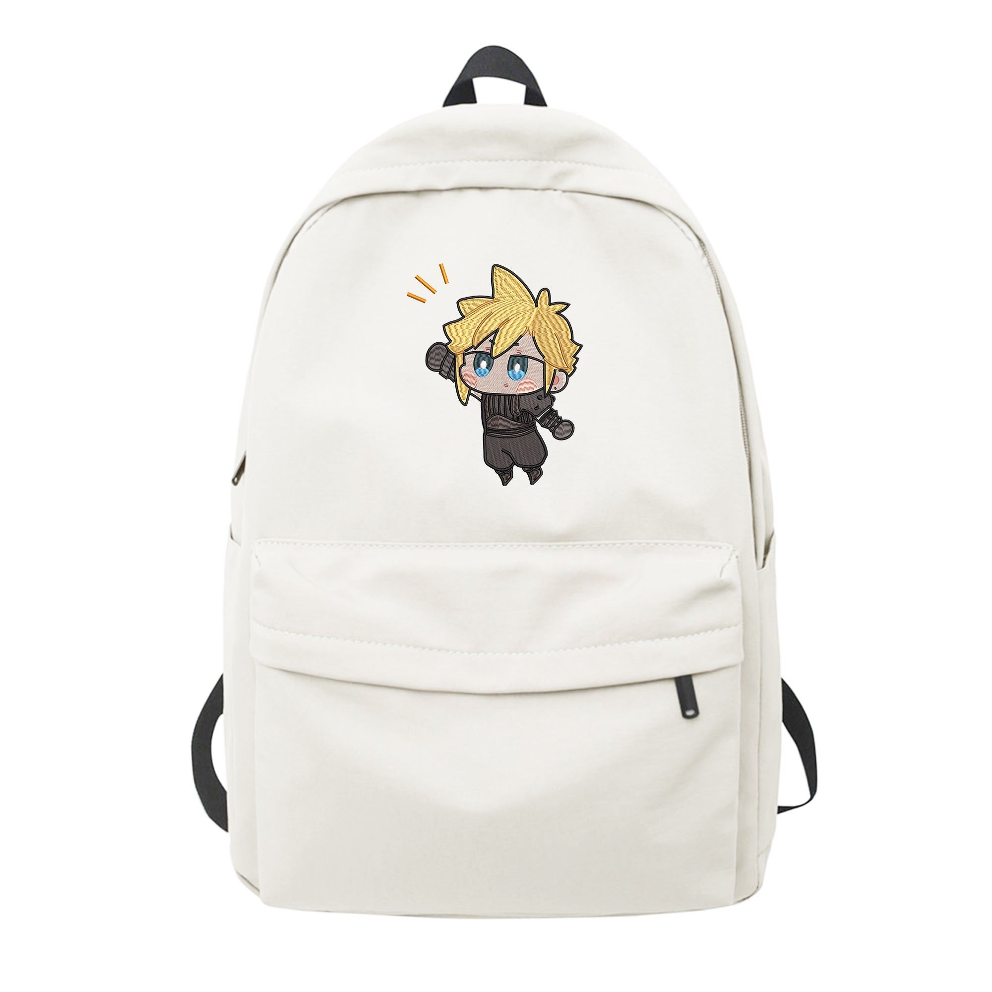 Cloud Strife Embroidery Backpack