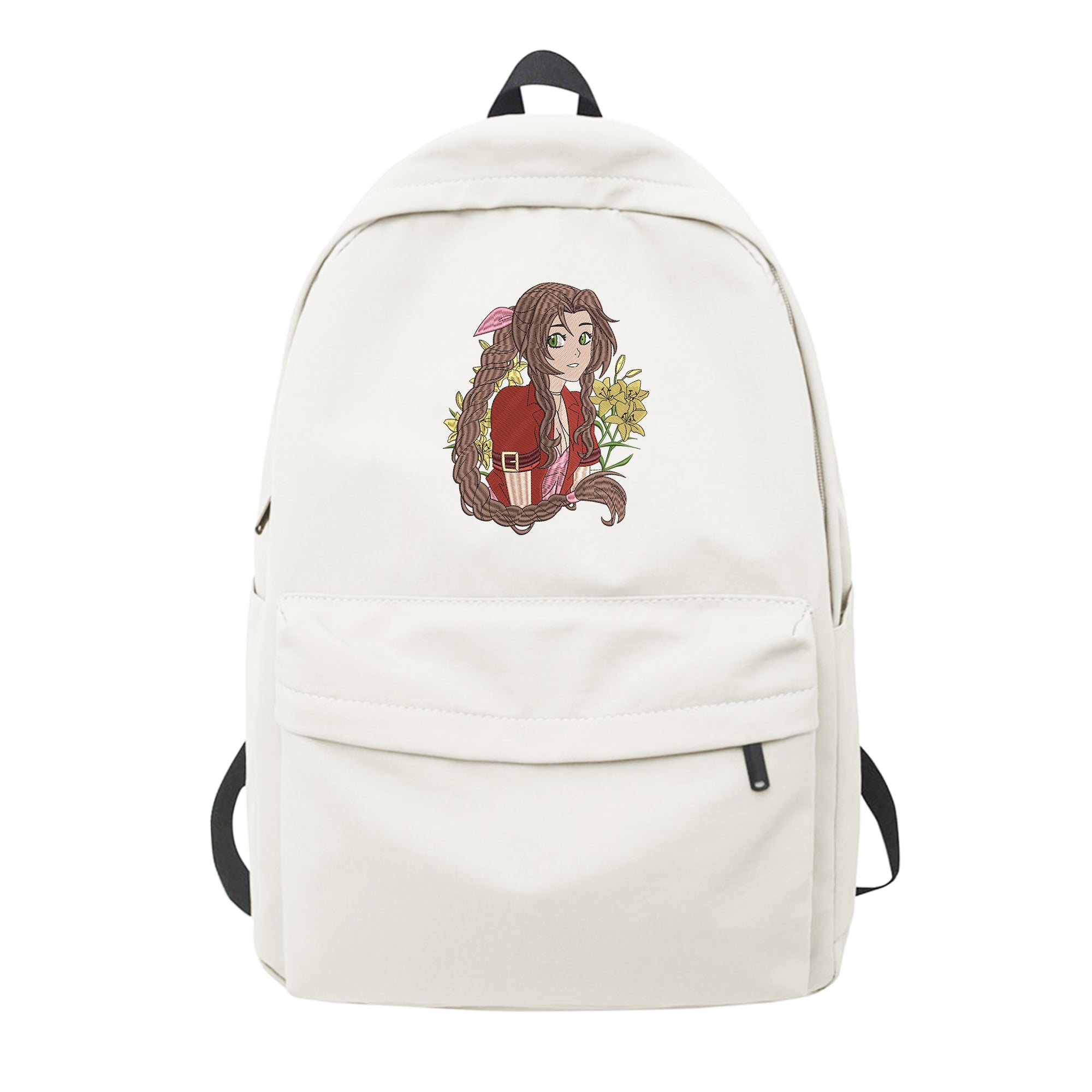 Aerith Gainsborough Embroidery Backpack