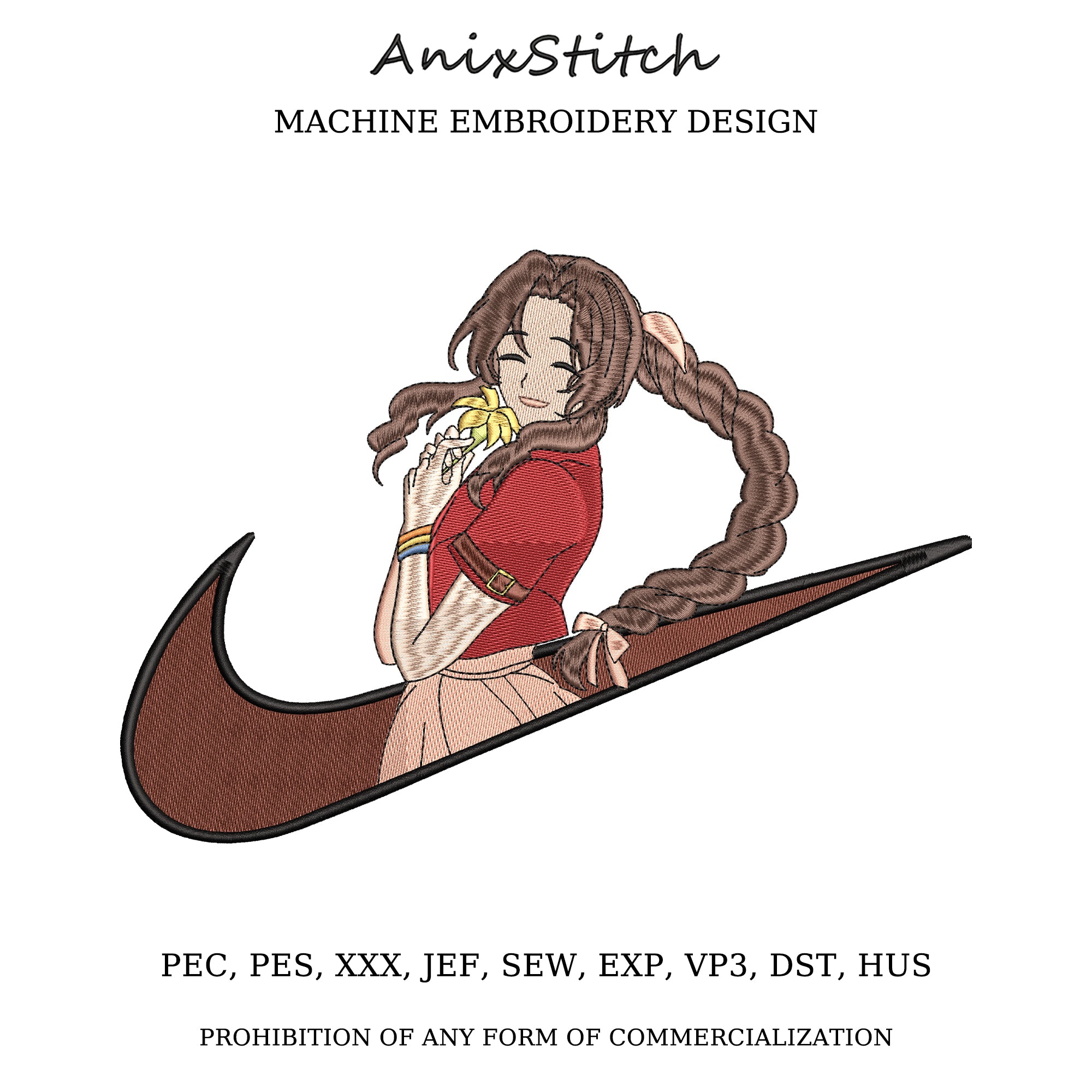 Anime Embroidery Design