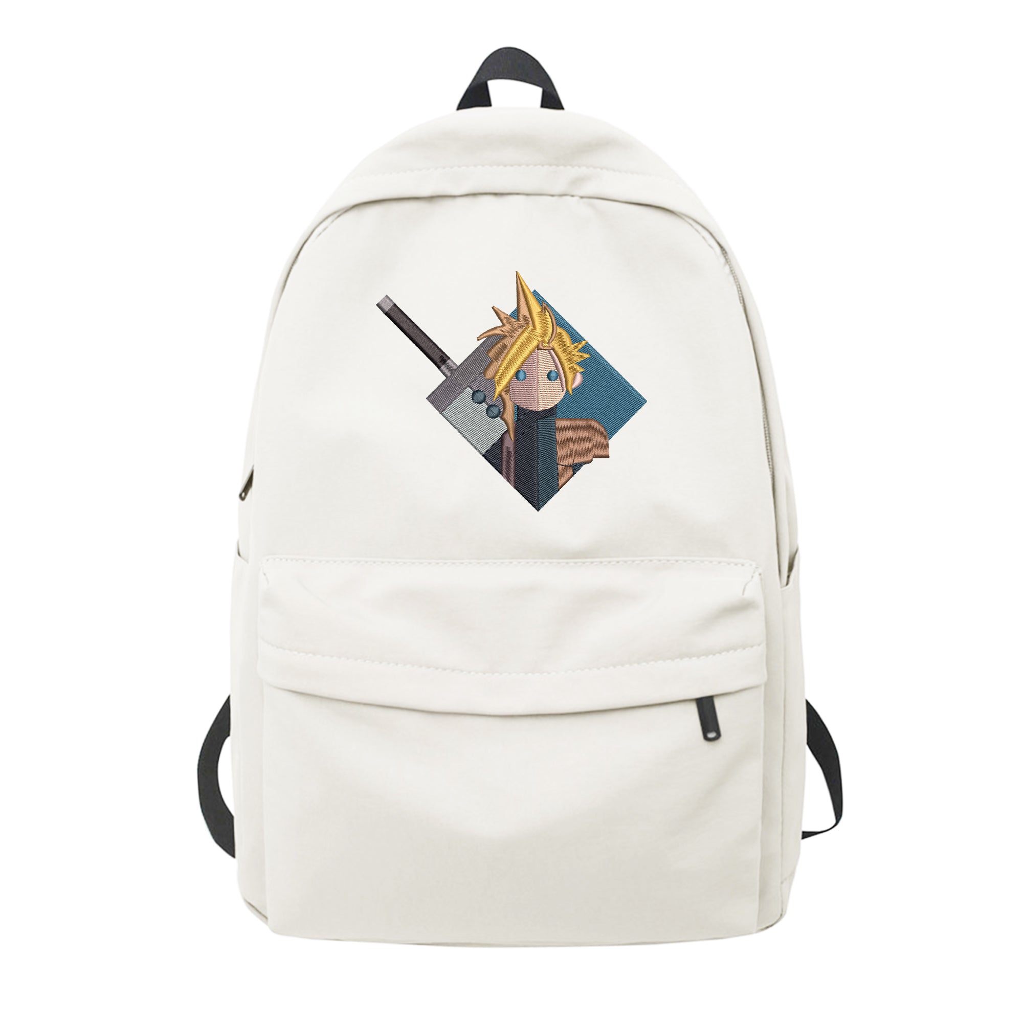 Cloud Strife Embroidery Backpack