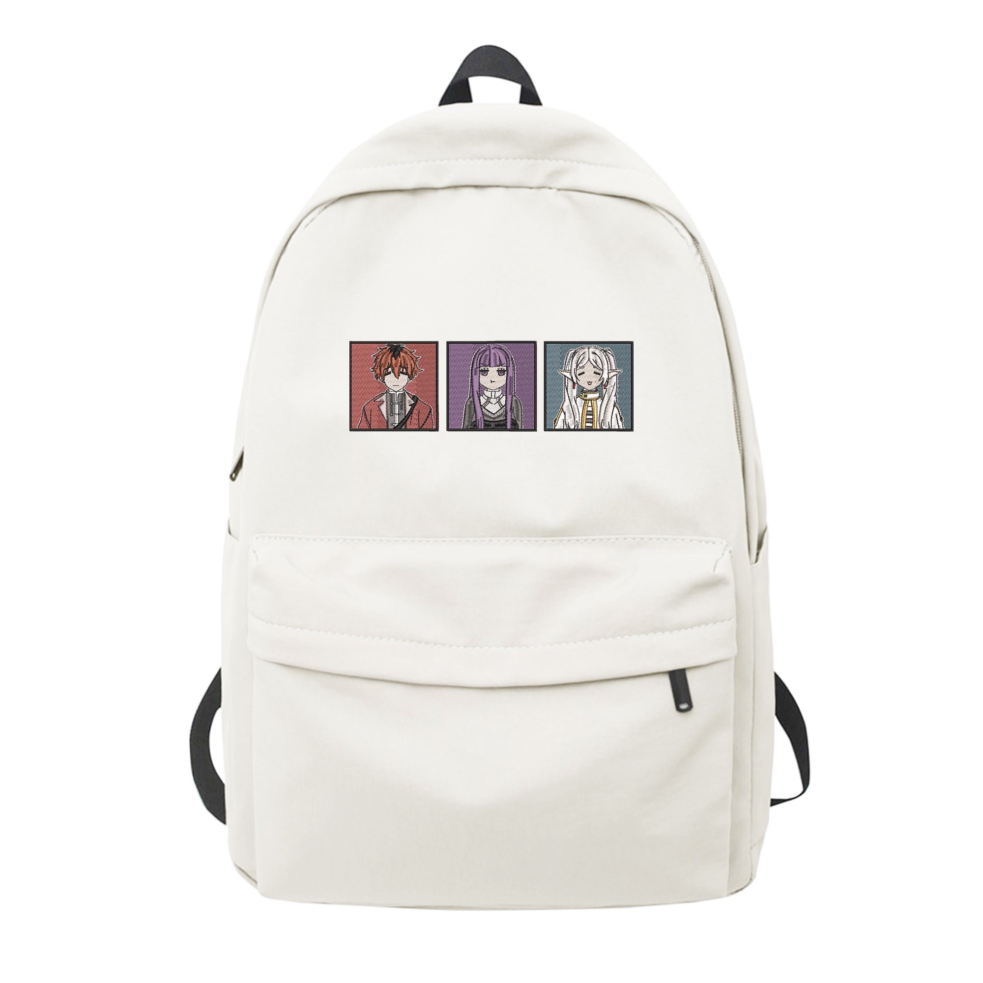 Frieren Fern Stark Embroidery Backpack