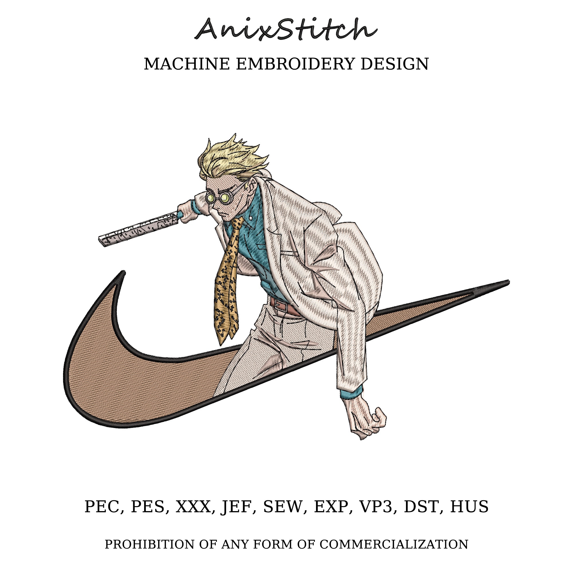 Anime Embroidery Design