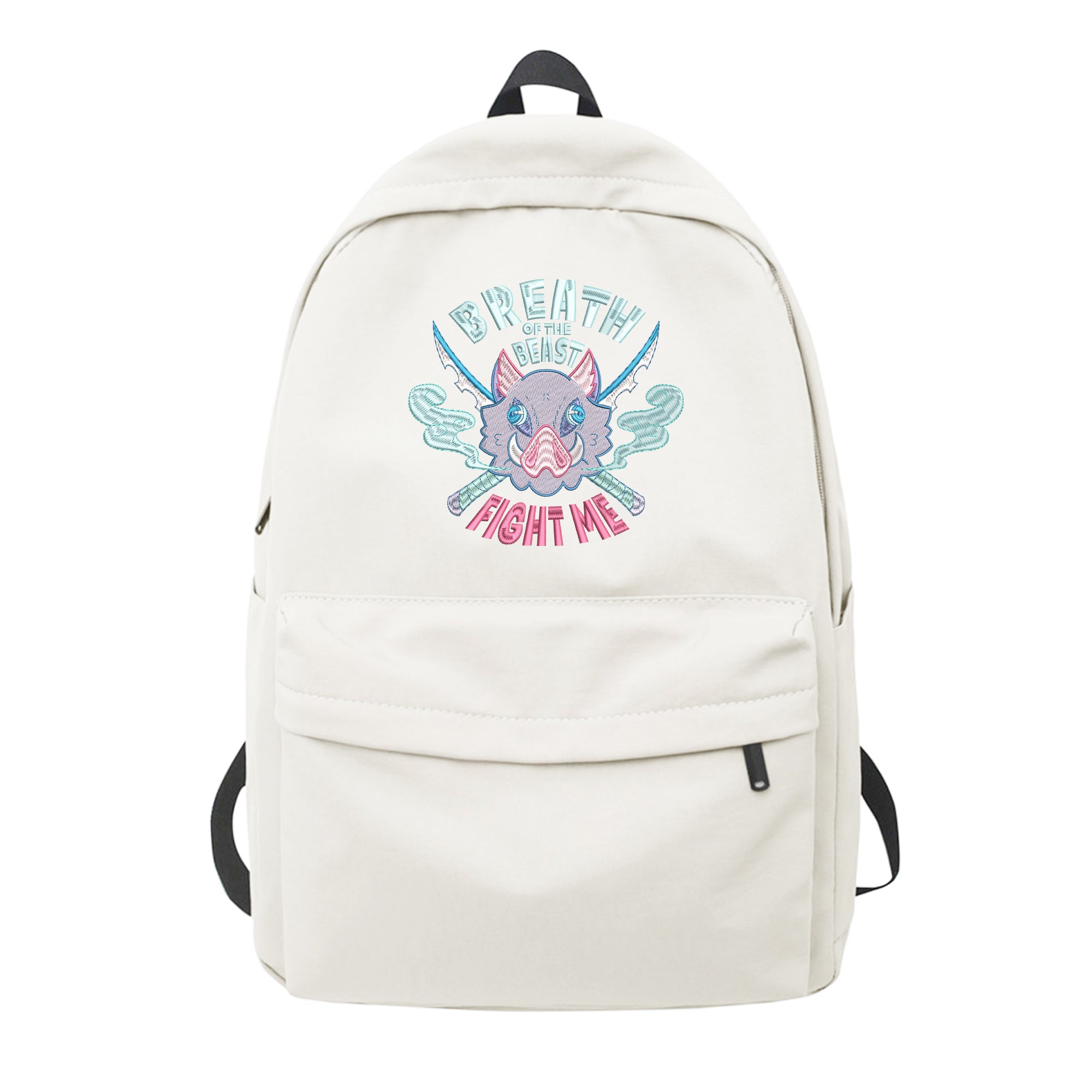 Hashibira Inosuke Embroidery Backpack