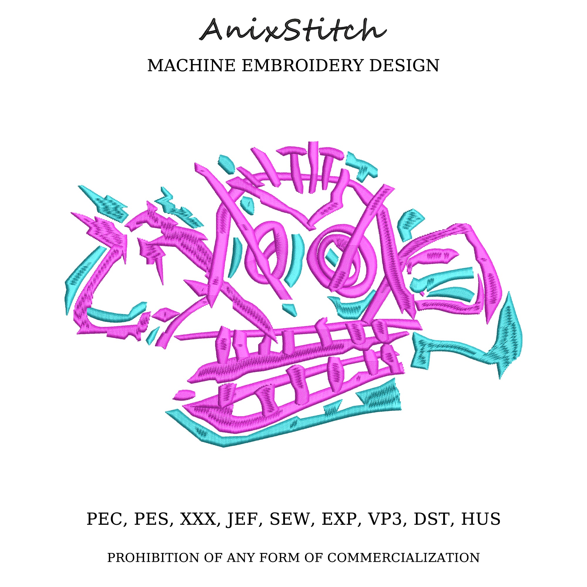 Anime Embroidery Design