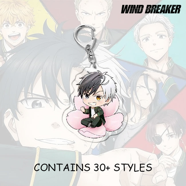 Wind Breaker Acrylic Keychain