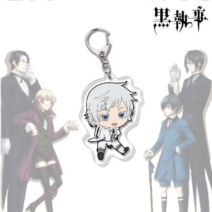 Black Butler Acrylic Keychain