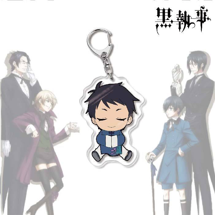 Black Butler Acrylic Keychain