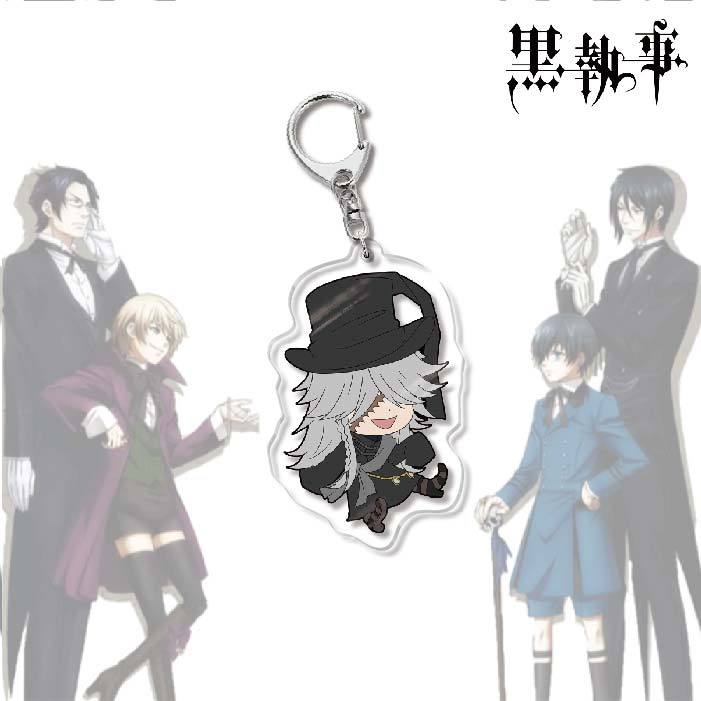 Black Butler Acrylic Keychain