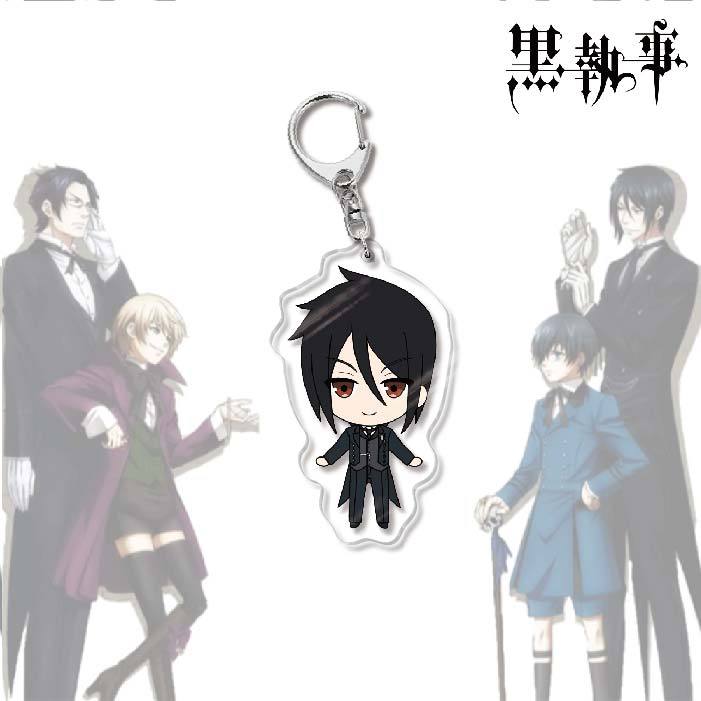 Black Butler Acrylic Keychain