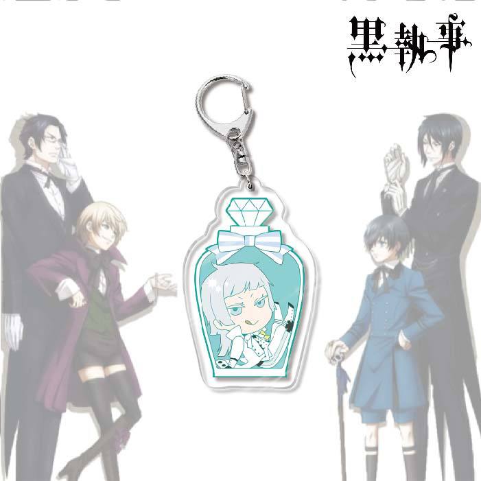 Black Butler Acrylic Keychain