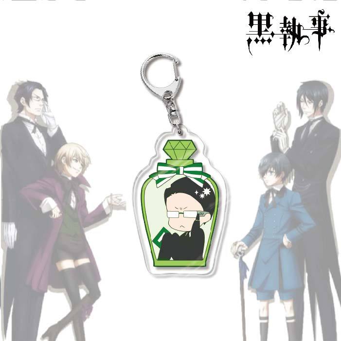 Black Butler Acrylic Keychain