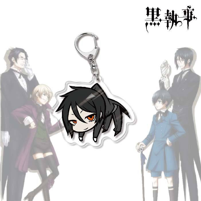 Black Butler Acrylic Keychain